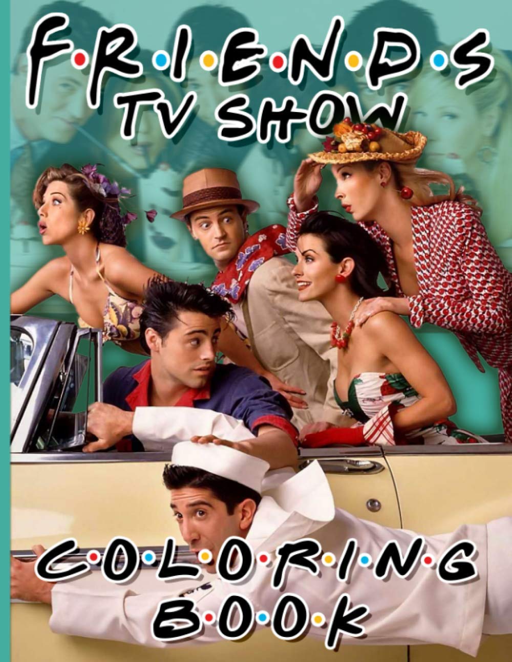 Friends Tv Show Coloring Book: The Color Wonder Coloring Books For ...