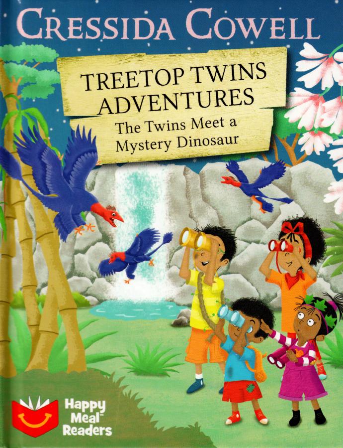 The Twins Meet a Mystery Dinosaur book cover