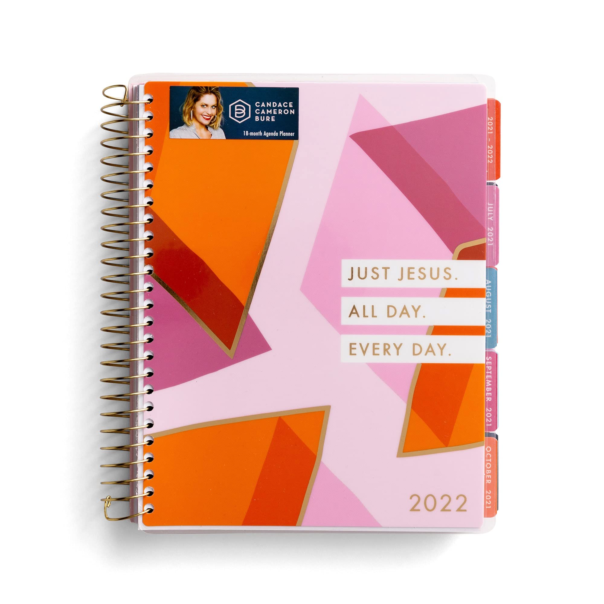 Just Jesus. All Day. Every Day 18Month Agenda Planner by Candace