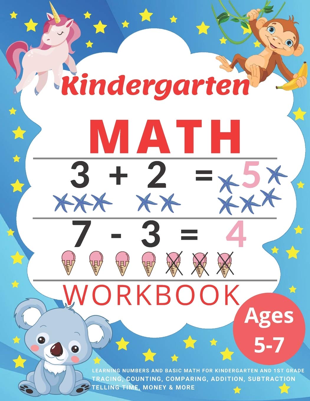 Kindergarten Math Workbook Homeschool Kindergarten Learning Numbers