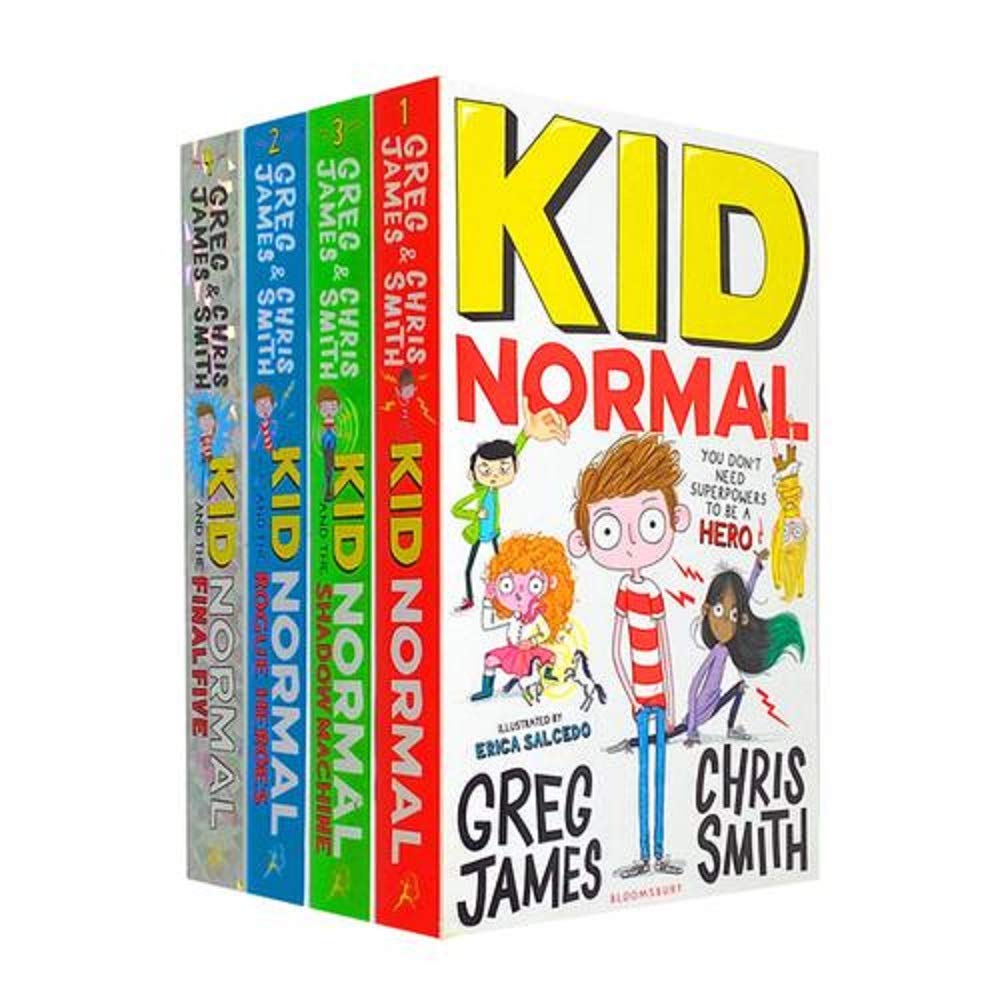 Kid Normal Series 5 Books Collection Set By Greg James and Chris Smith