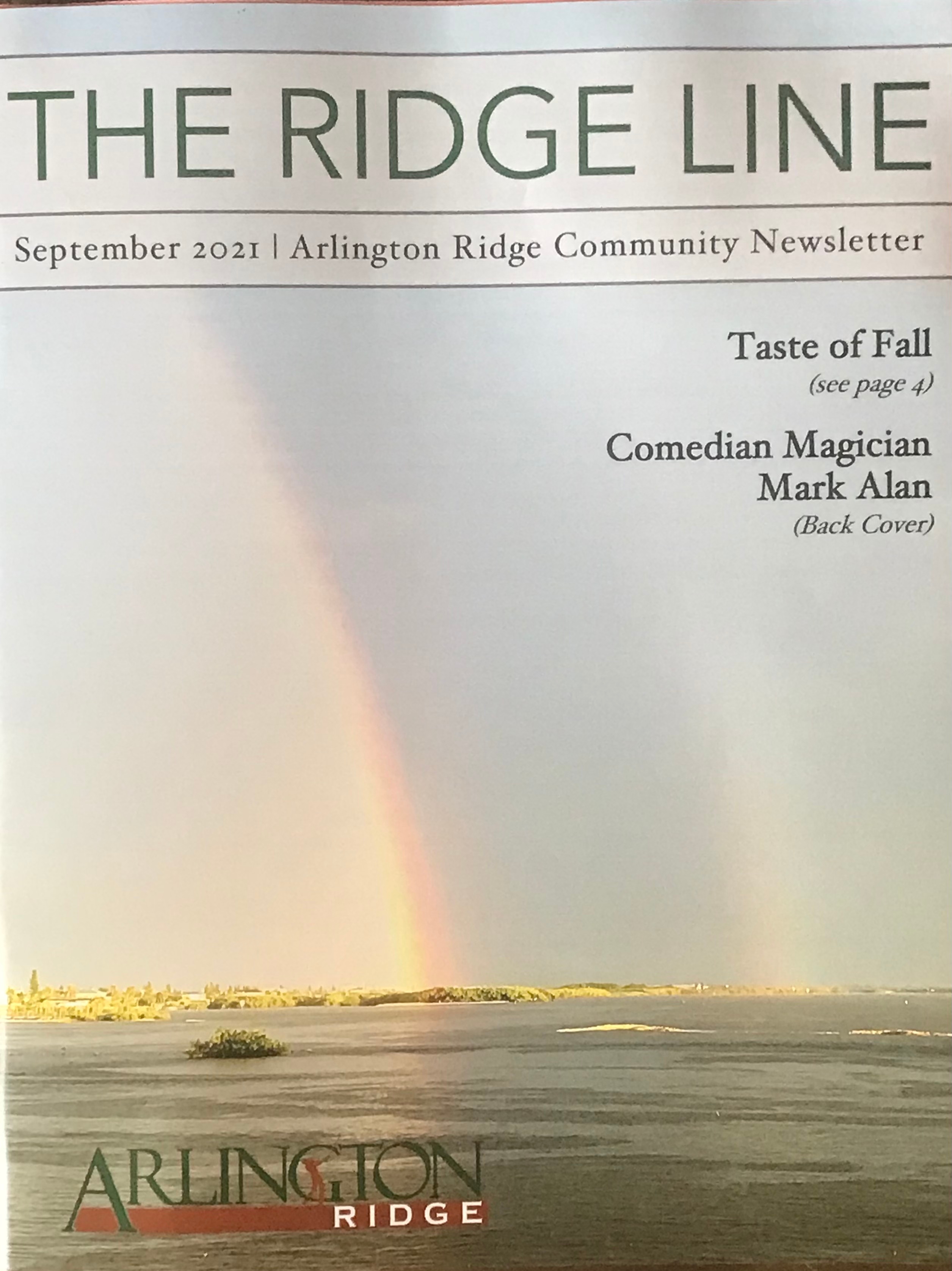 The Ridge Line: September 2021 by Arlington Ridge | Goodreads
