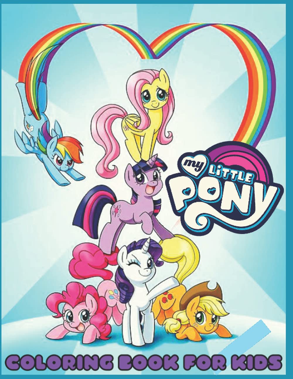 My Little Pony: Coloring Book for Kids and Adults Fun, Easy, restful ...