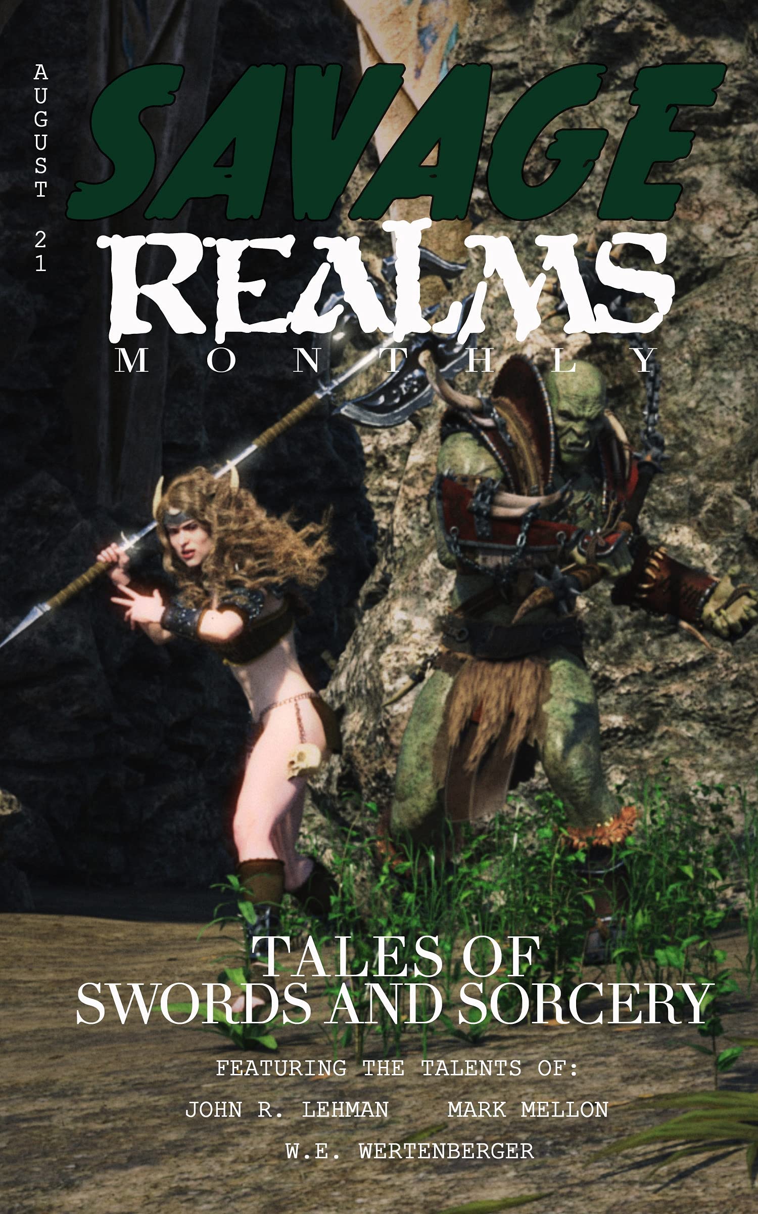Savage Realms Monthly, August 2021 book cover