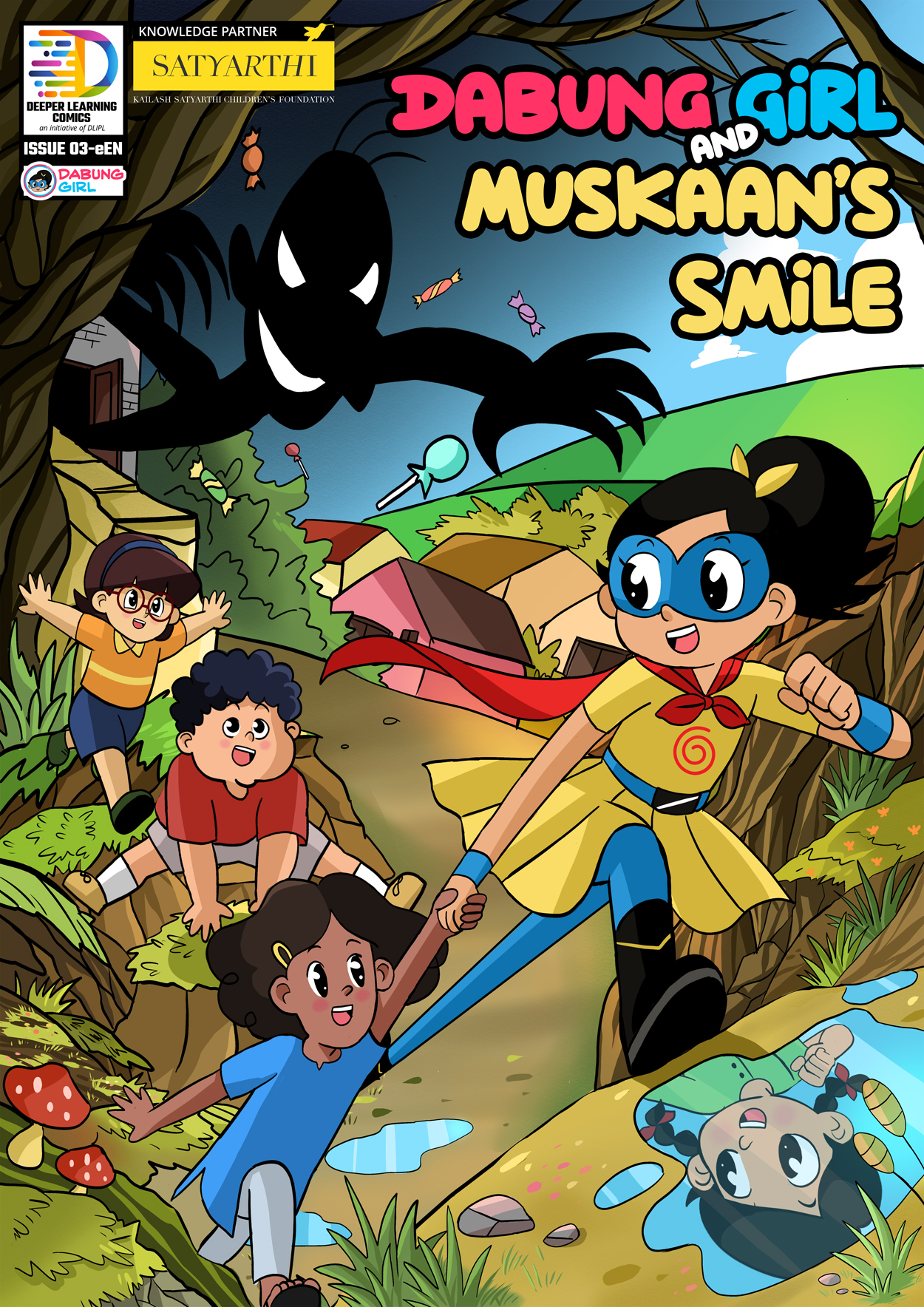 Dabung Girl and Muskaan's Smile: Superhero Graphic Novel / Comic Book