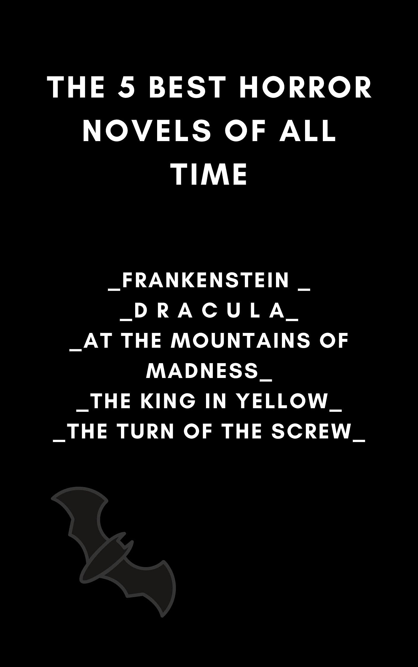 The 5 Best Horror Novels of All Time by Mary Wollstonecraft Shelley