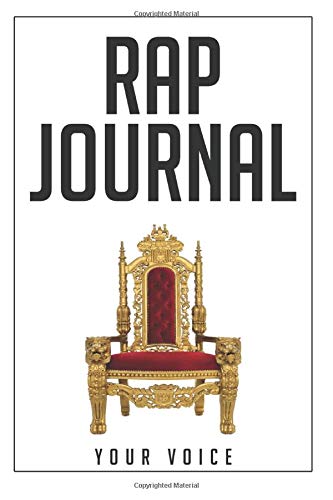 Rap Journal For Writing Fire Lyrics Throne Edition A Rhyme Book 