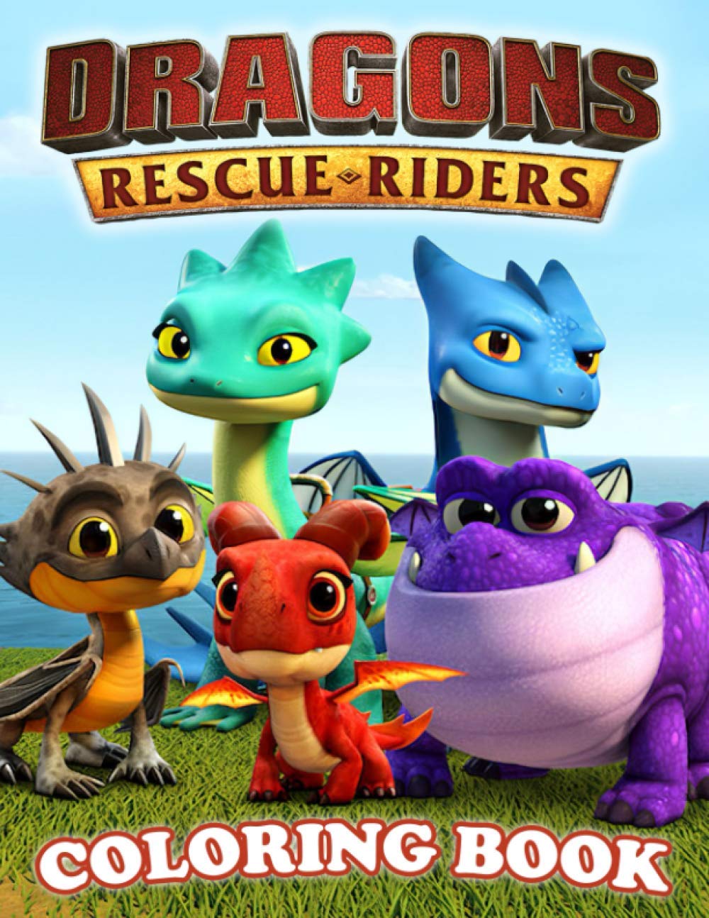 Dragons Rescue Riders Coloring Book A Cool Coloring Book For Gamers