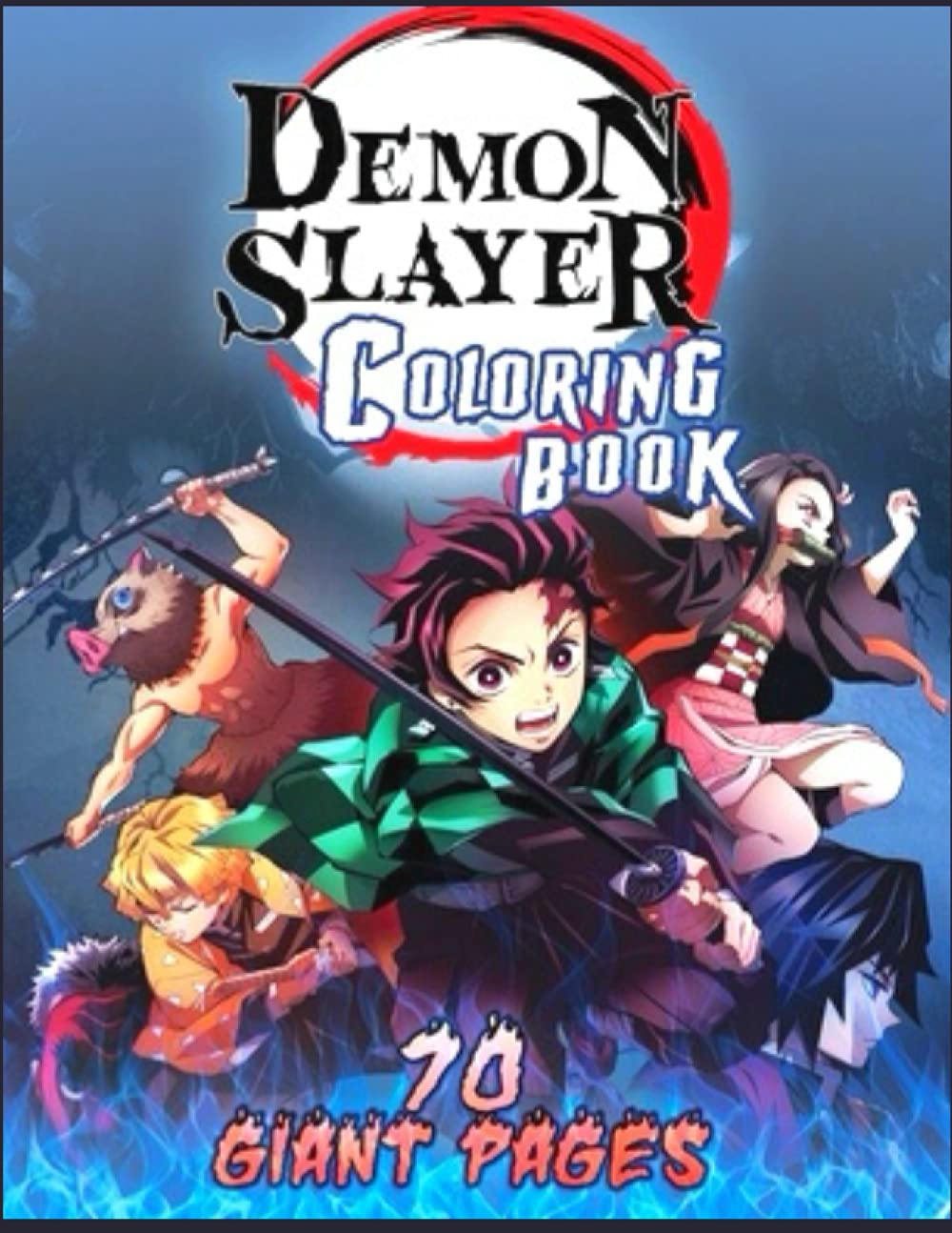 Demon slayer coloring book FOR ADULTS Anxiety Demon slayer Coloring