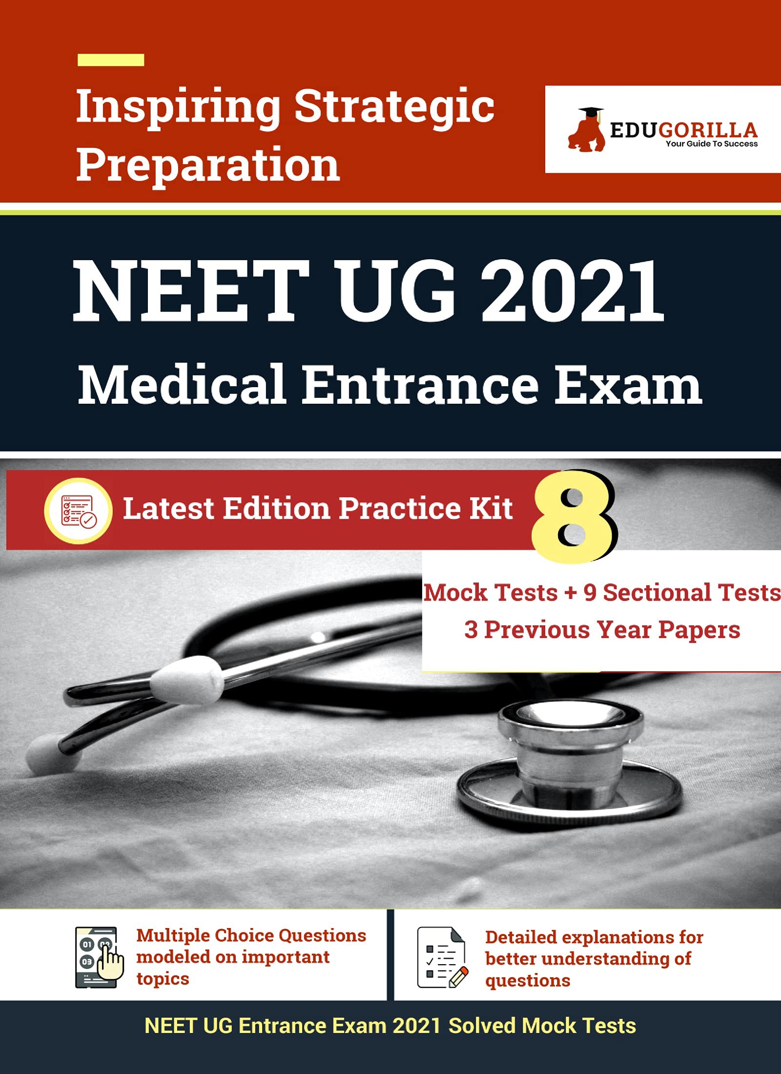 NEET UG Medical Entrance Exam 2023 8 Mock Tests, 6 Sectional Tests