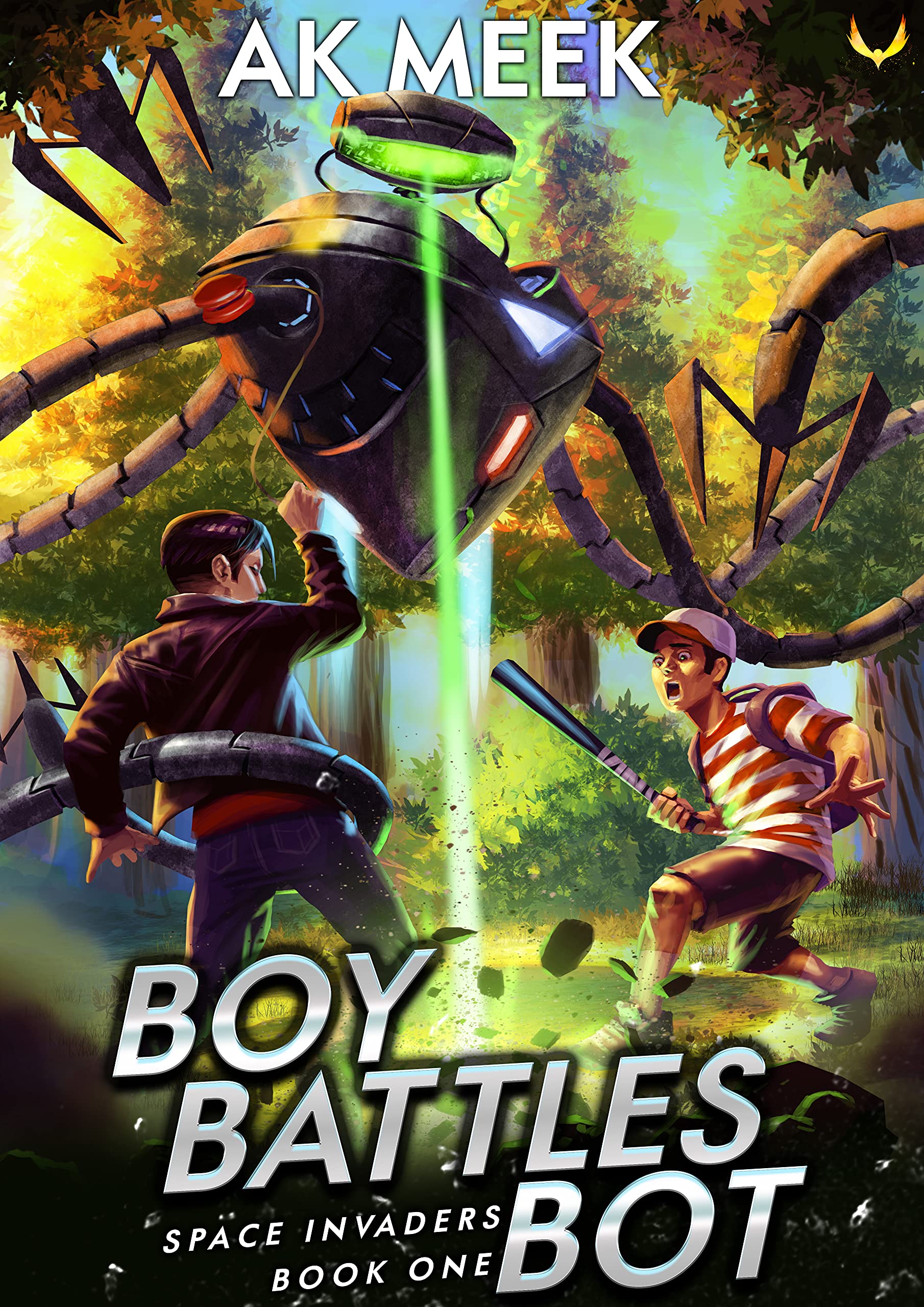 Boy Battles Bot (Space Invaders, 1) by A.K. Meek Goodreads(00)