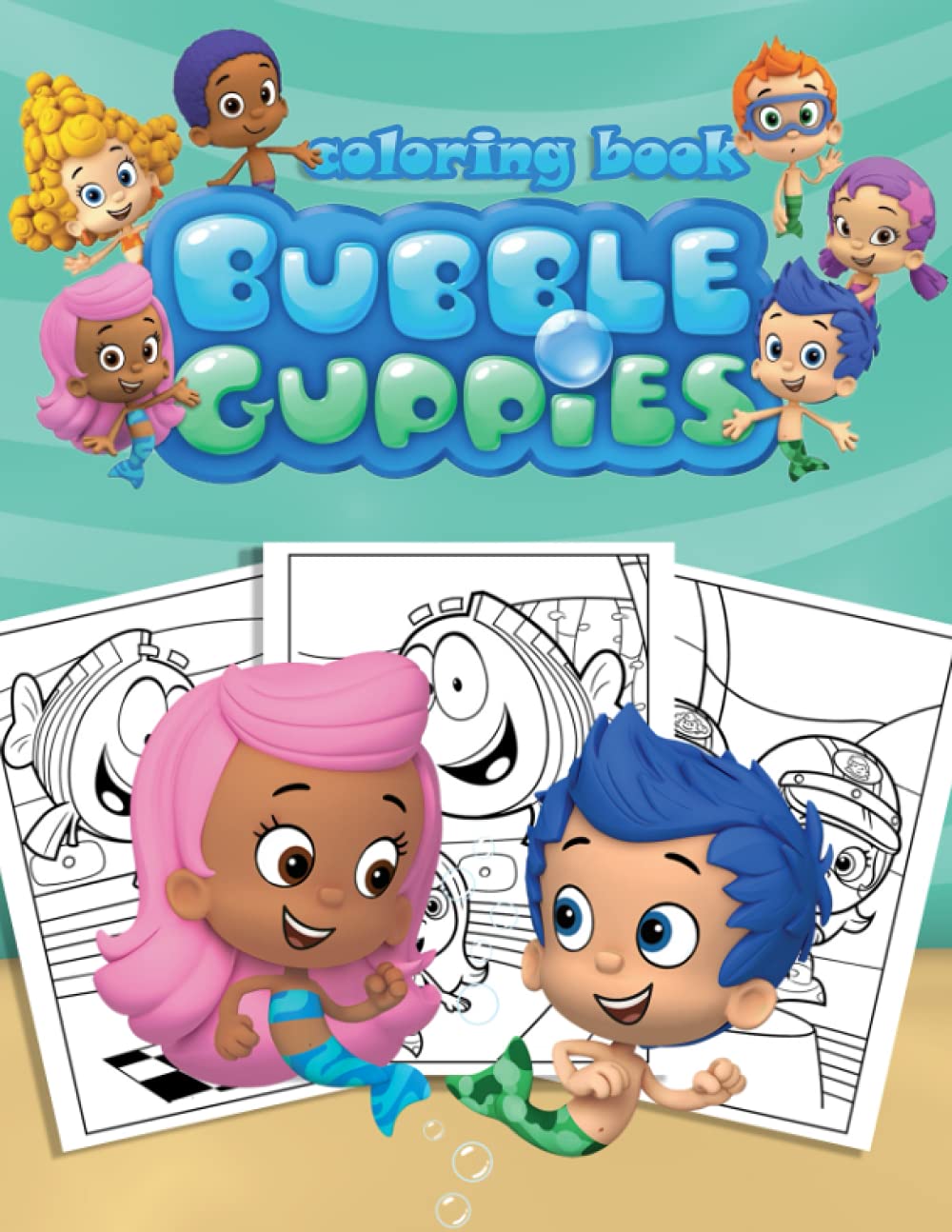 Bubble Guppies Coloring book: Great Coloring Book for Kids and Fans 70