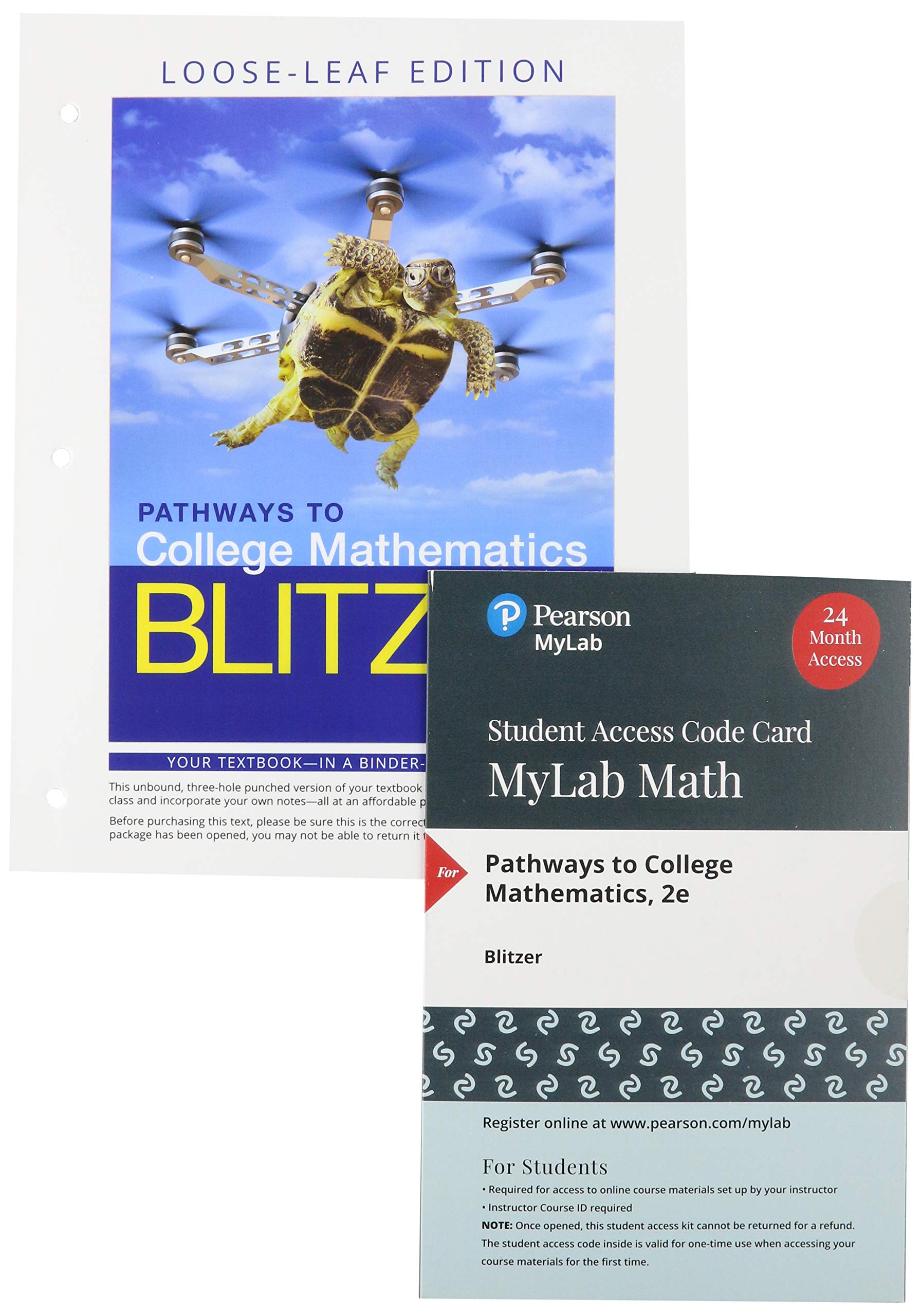 Pathways to college mathematics loose leaf edition plus mylab math