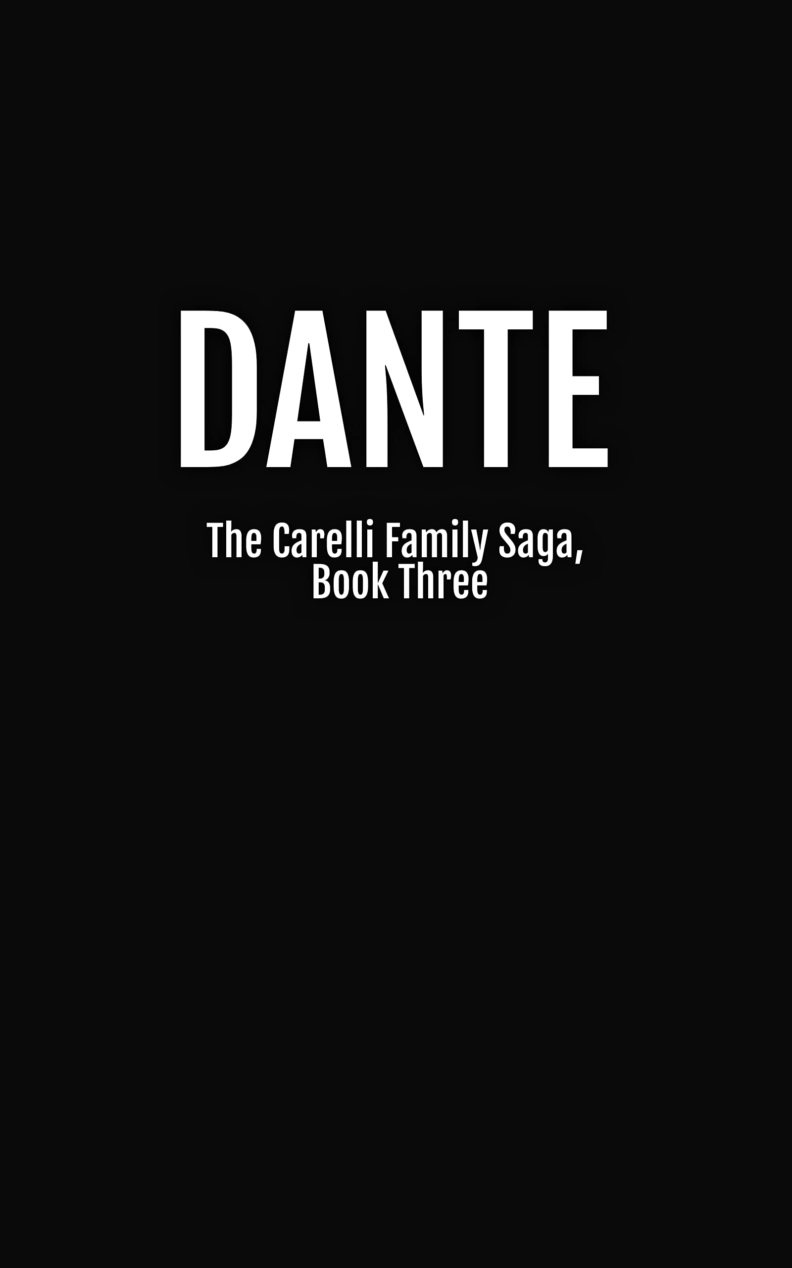 The Carelli Family Saga book cover 3