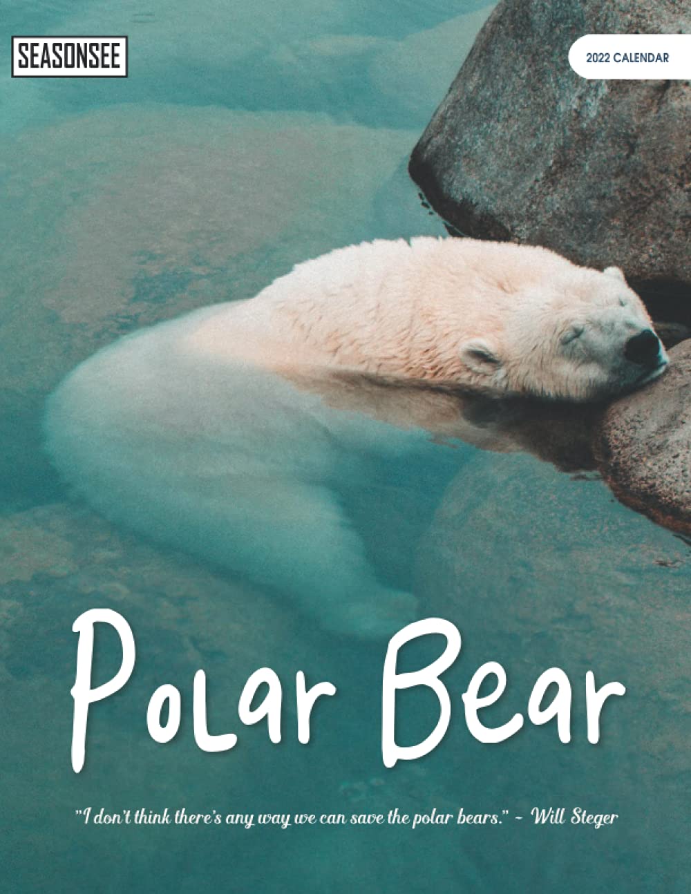 Polar Bear Calendar 2022 Gifts For Friends And Family With 18 month 