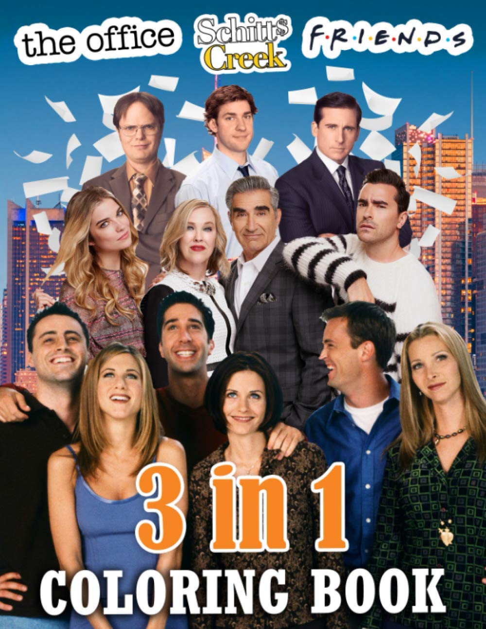 Schitt‘s Creek, The Office, Friends 3 in 1 Coloring Book An Amazing