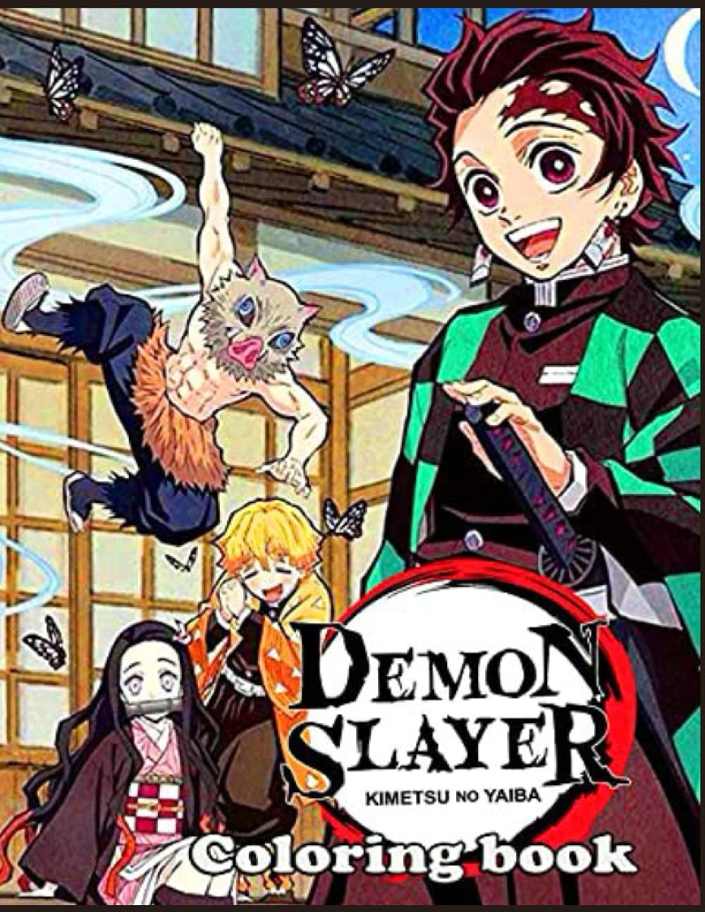 Demon slayer coloring book: Anxiety Demon slayer Coloring Books For ...