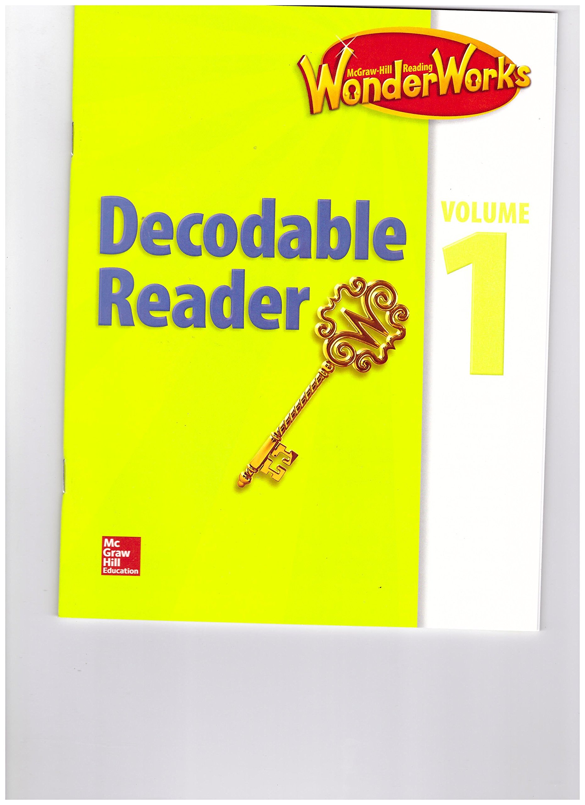 McGrawHill Reading WonderWorks Decodable Reader Volume 1 by McGraw