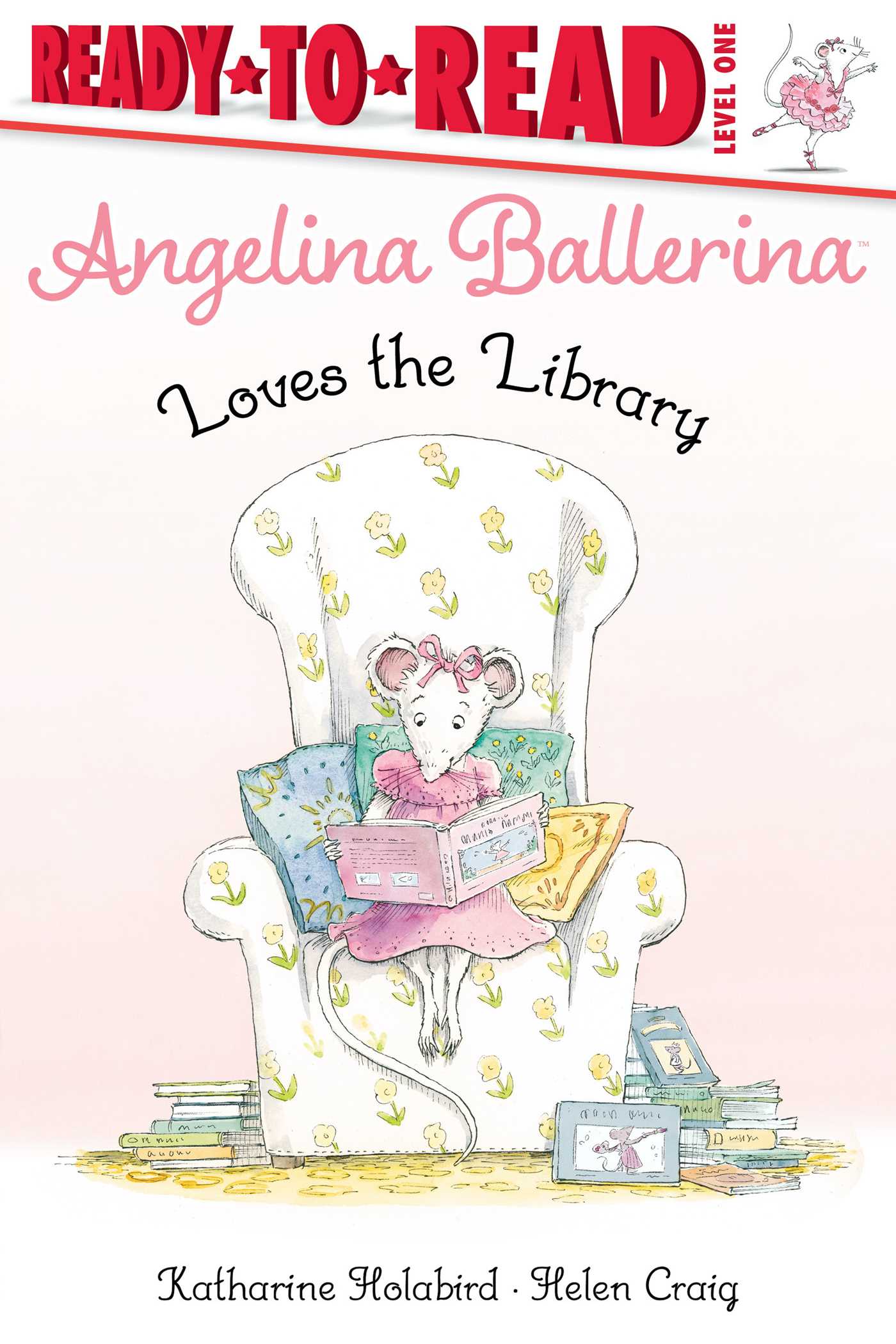 Angelina Ballerina Loves the Library book cover