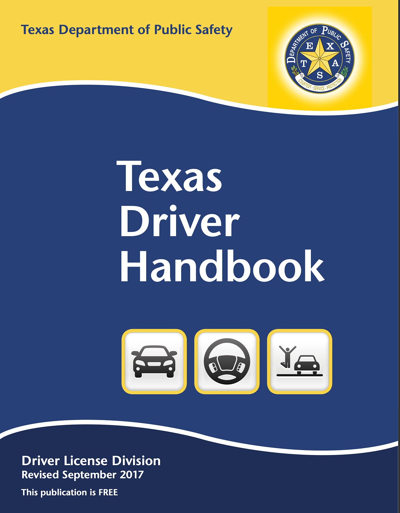 Texas Driver Handbook DMV Driver Manual by Texas Driver License