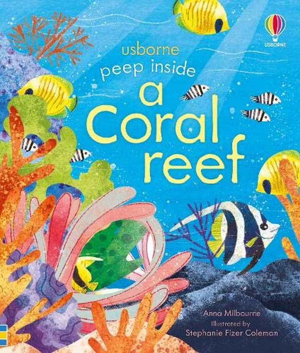 Peep inside a Coral reef book cover