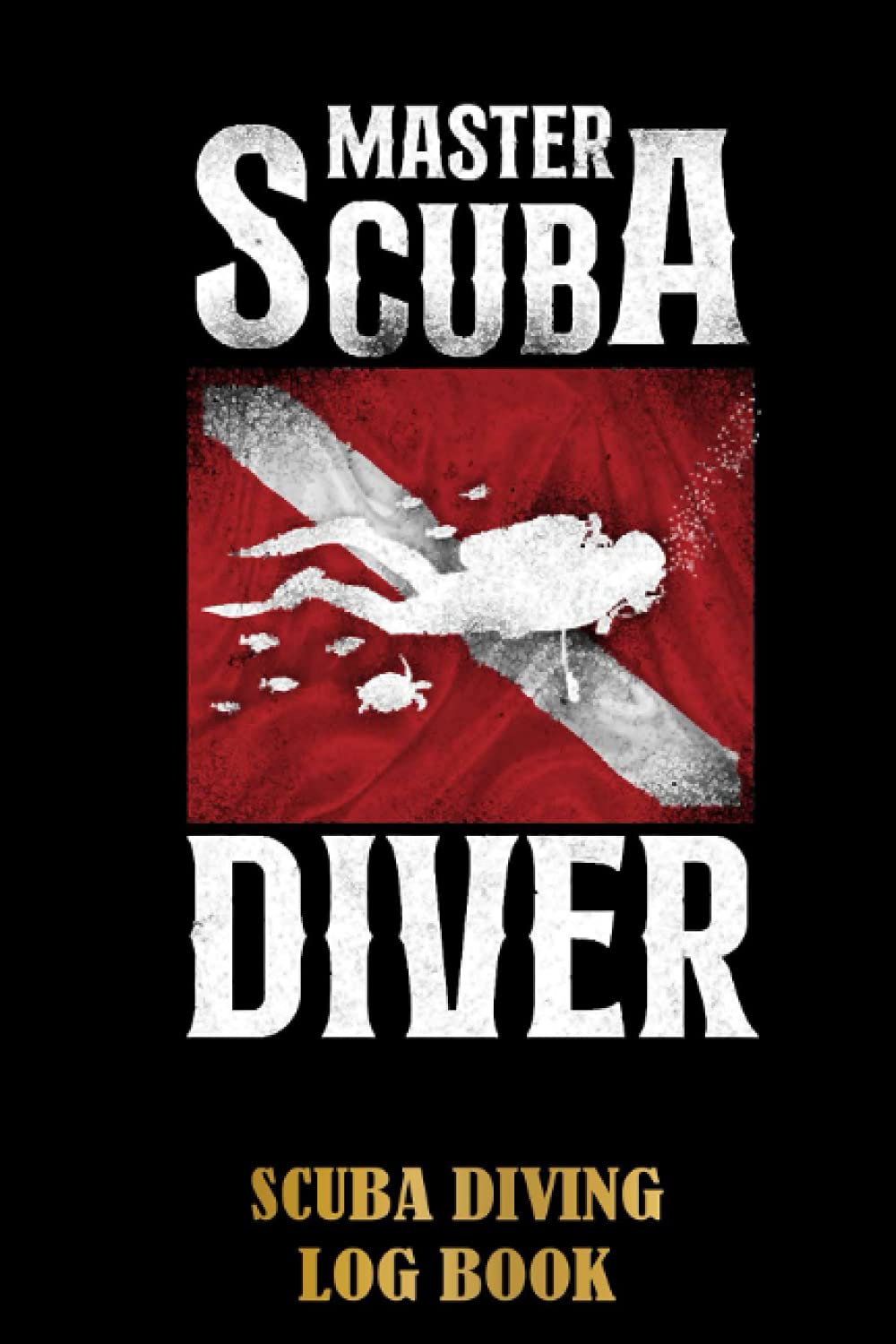 Diving Master Scuba Diver Down Scuba Diving Log Book Dive Journal for