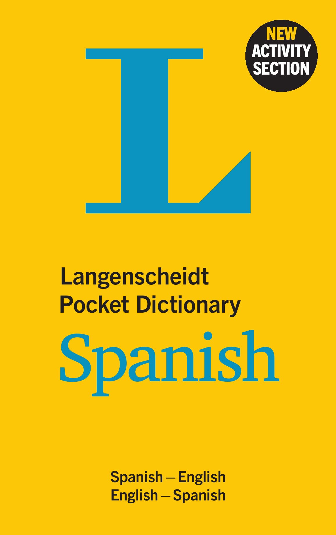 Langenscheidt Pocket Dictionary Spanish SpanishEnglish/English