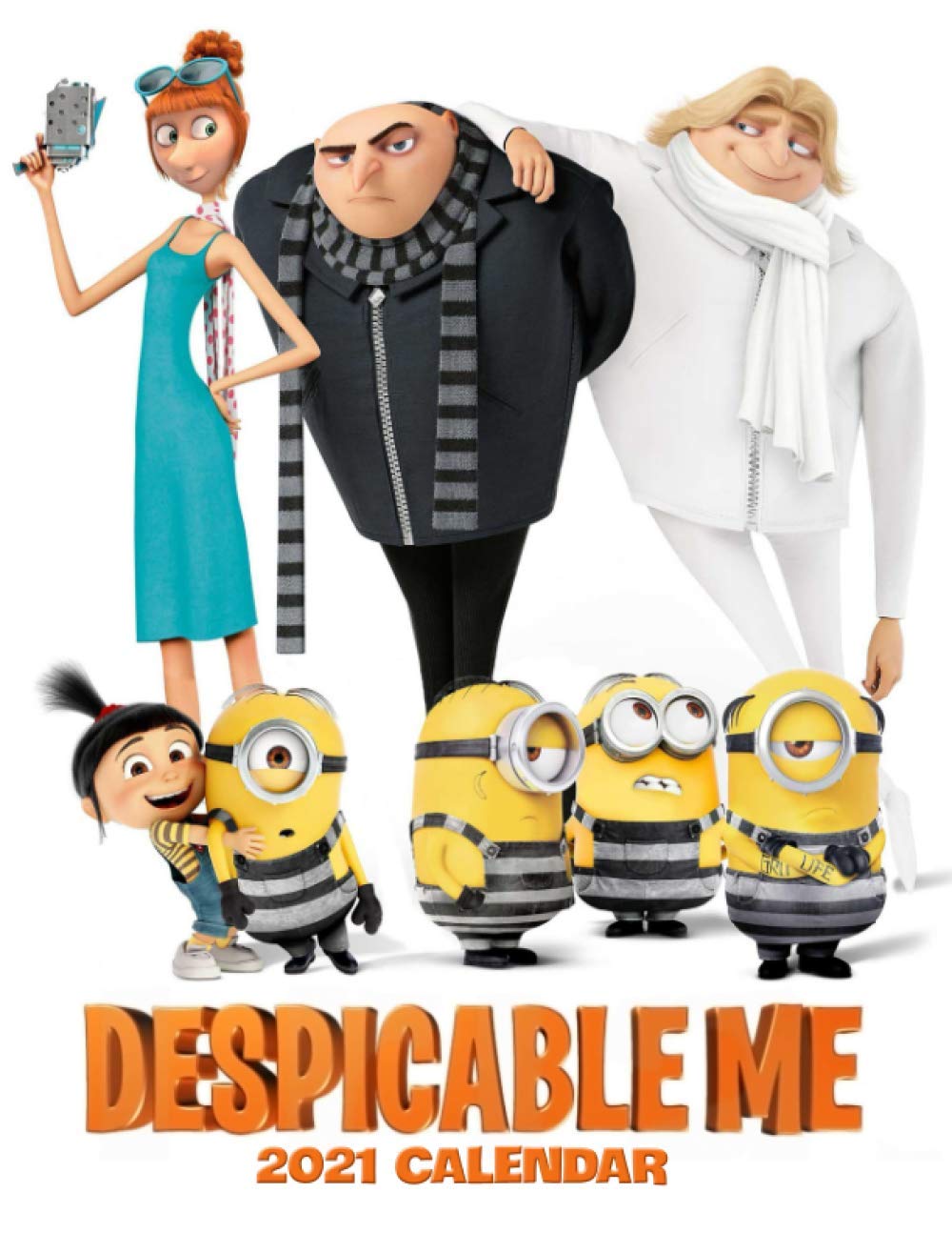 Despicable Me 2021 Calendar Size 8.5x 11 Despicable Me 2021 Calendar