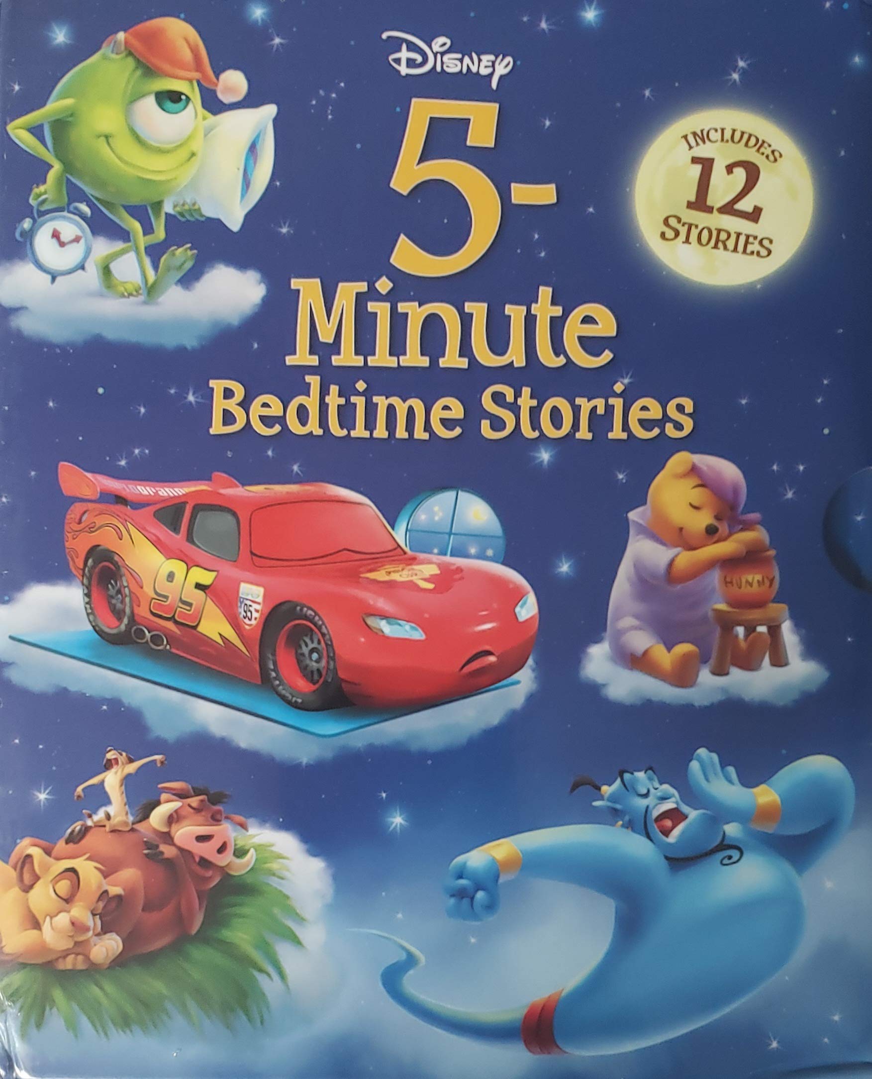 Disney 5Minute Bedtime Stories Includes 12 Stories by Walt Disney