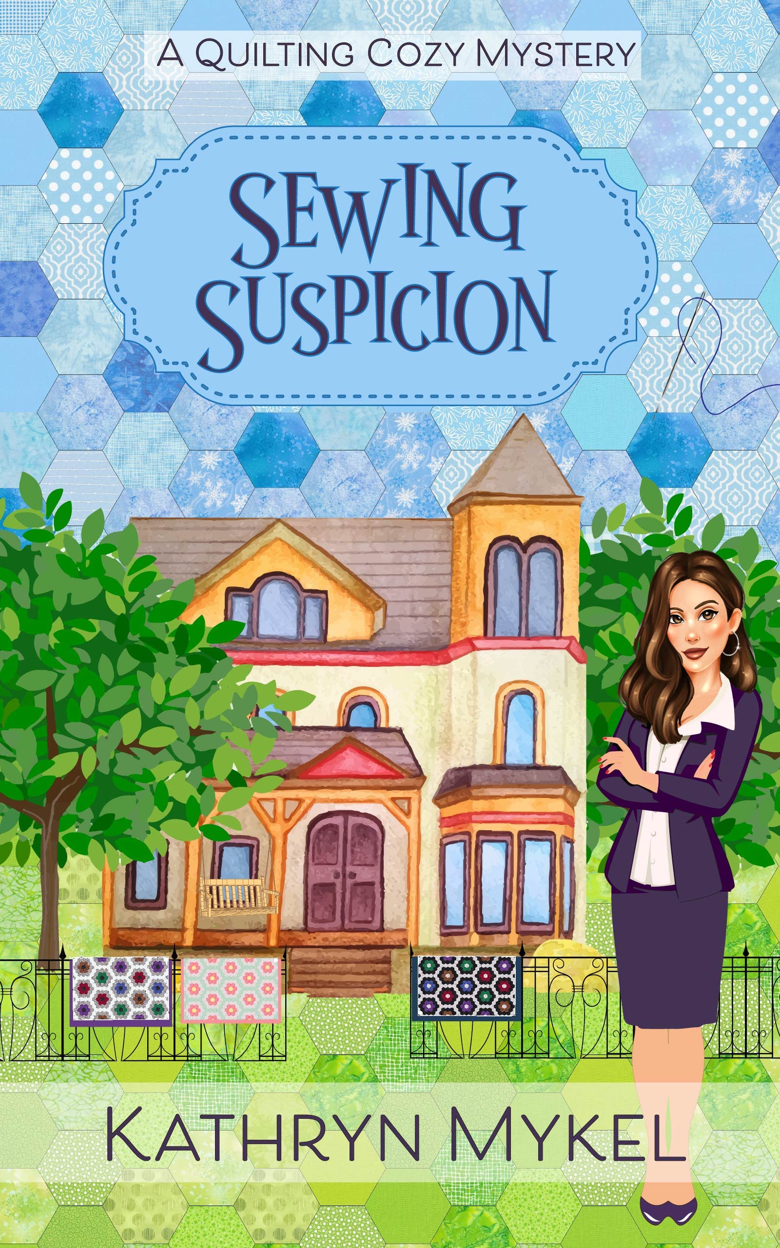 A Quilting Cozy book cover 1