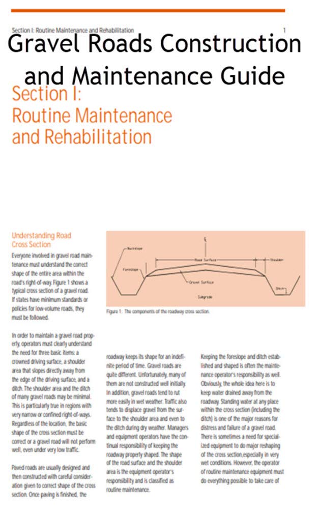 Gravel Roads Construction and Maintenance Guide by Department of