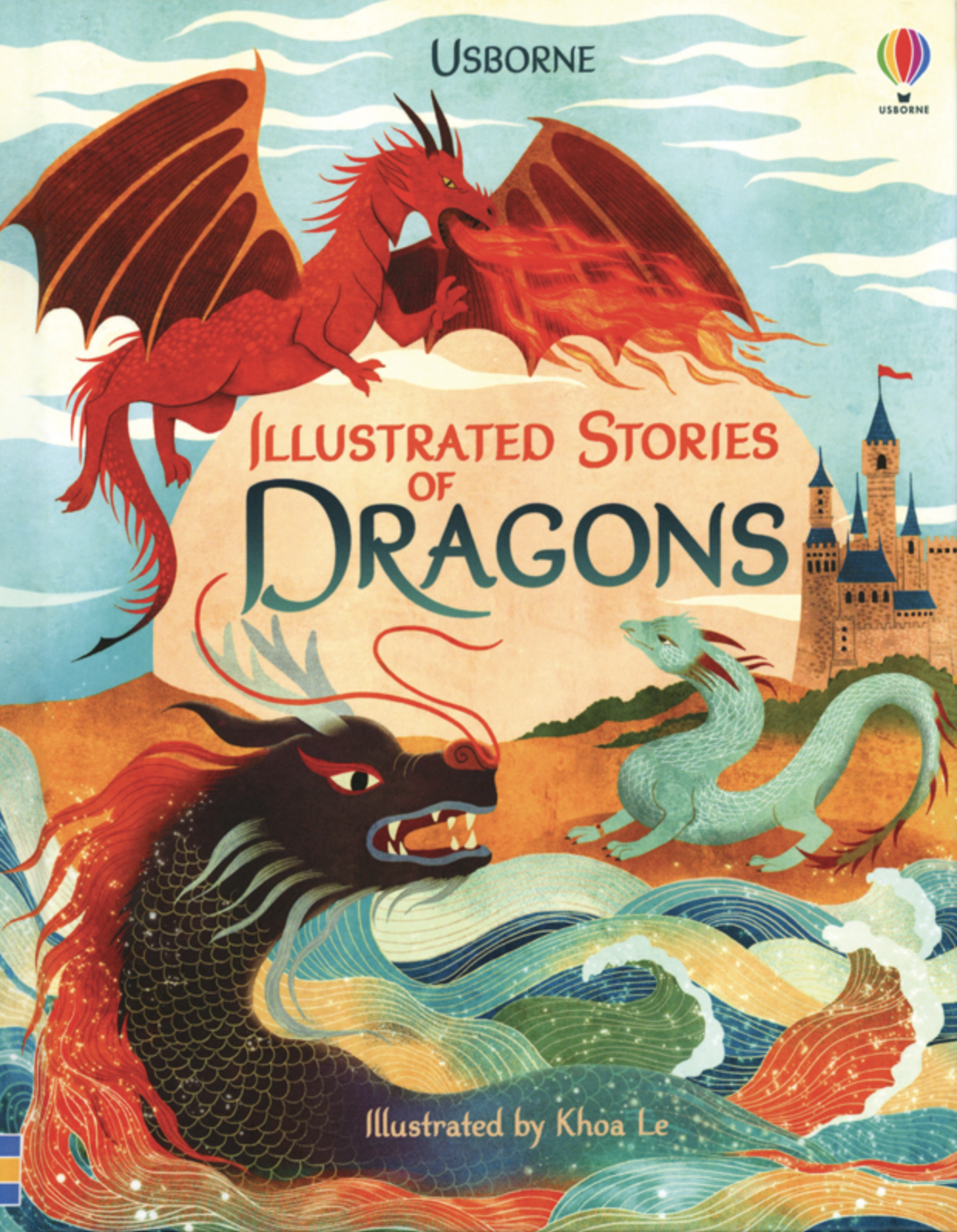 Usborne Illustrated Stories of Dragons book cover