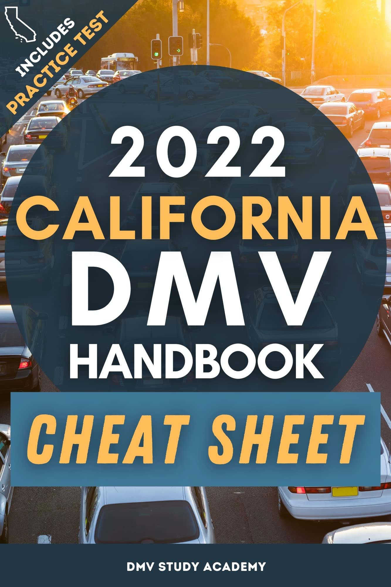 2022 California DMV Handbook Cheat Sheet Drivers Permit Test Study