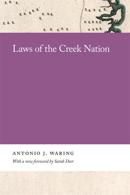 Laws of the Creek Nation book cover