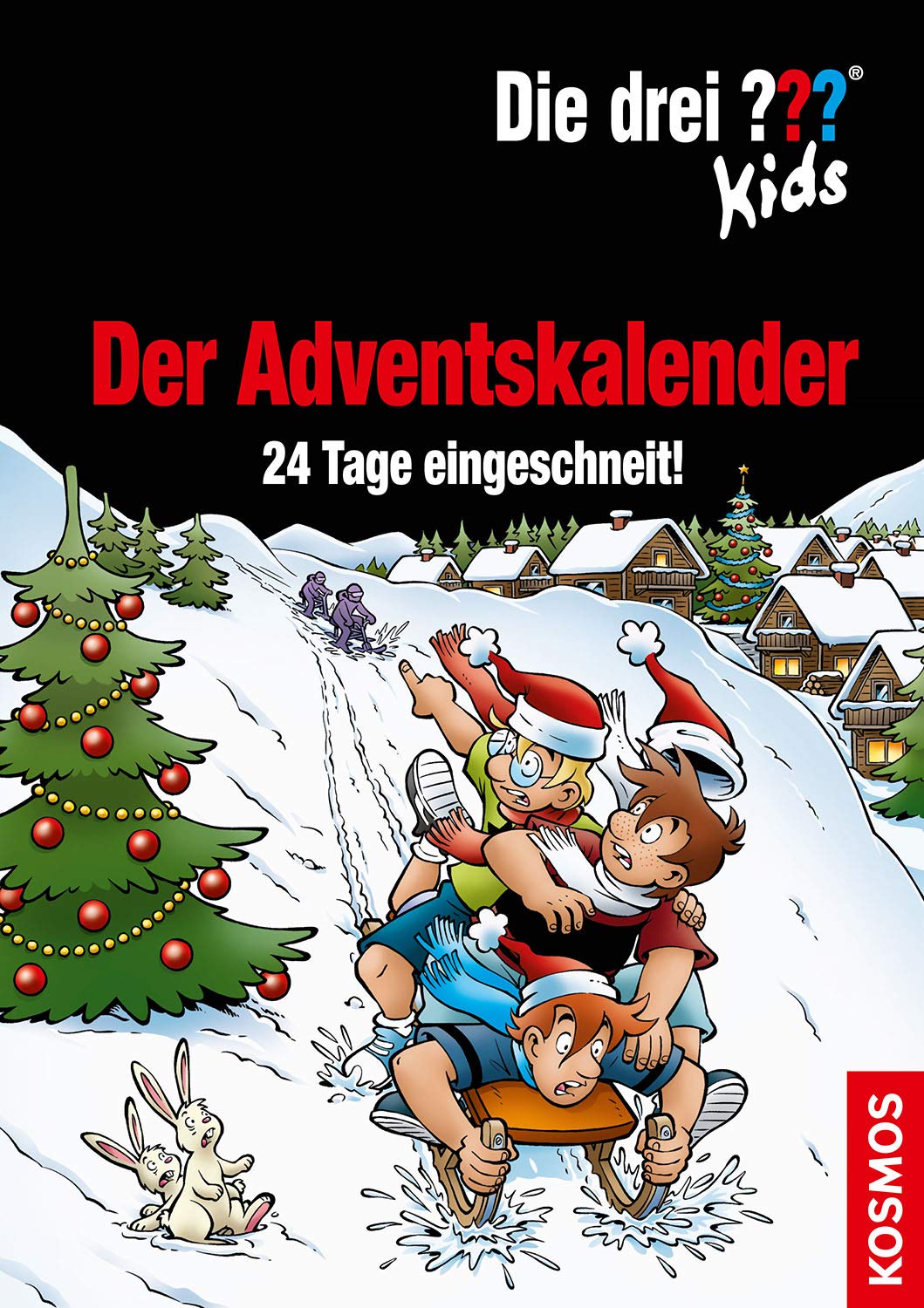 Die drei ??? Kids, Der Adventskalender 2021: 24 Tage eingeschneit! Extra: Stickerbogen