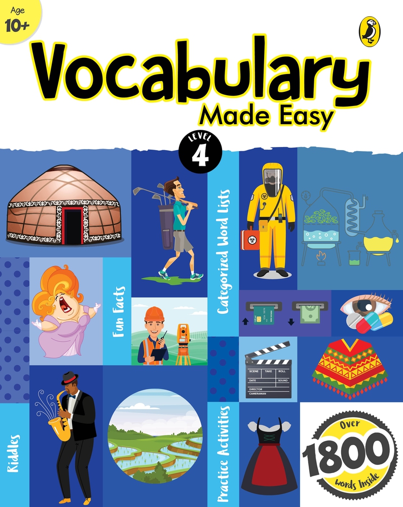 Vocabulary Made Easy Level 4 fun, interactive English vocab builder, activity practice book