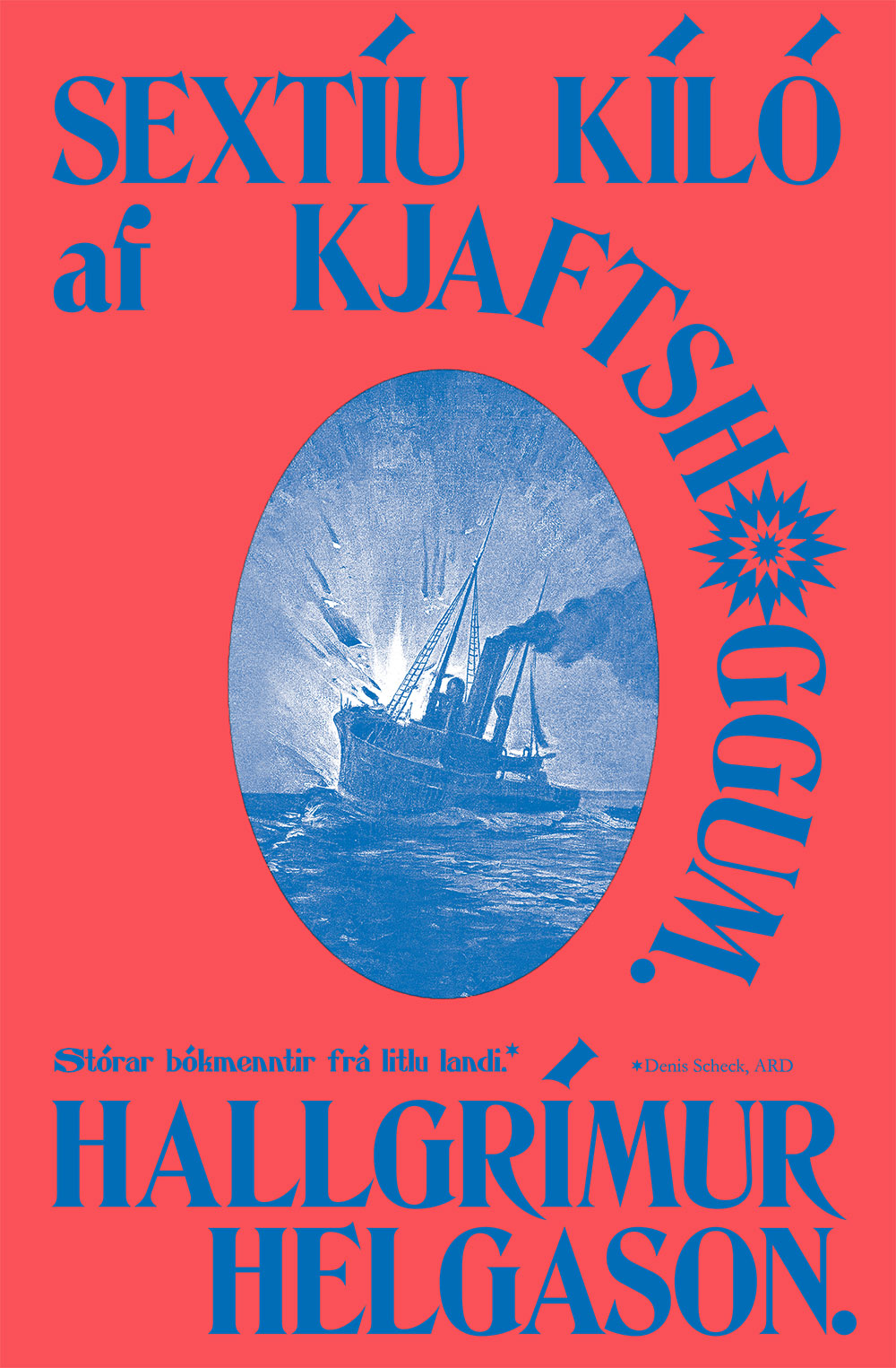 Sextíu kíló book cover 2