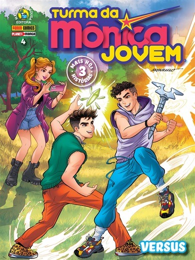 turma da mônica jovem #04 - versus book cover