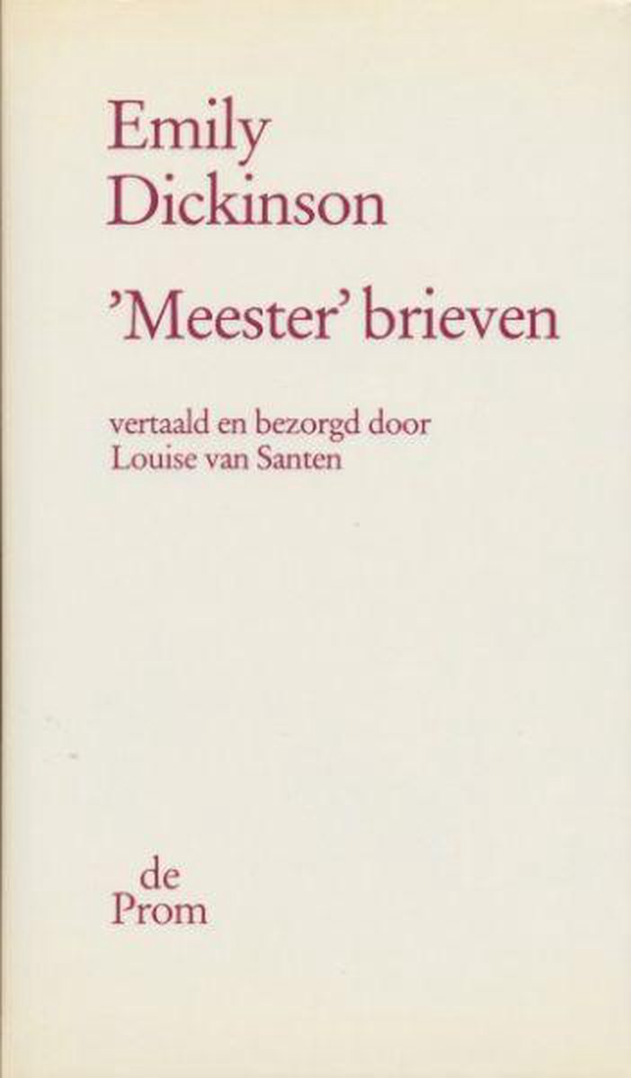 'Meester'brieven book cover