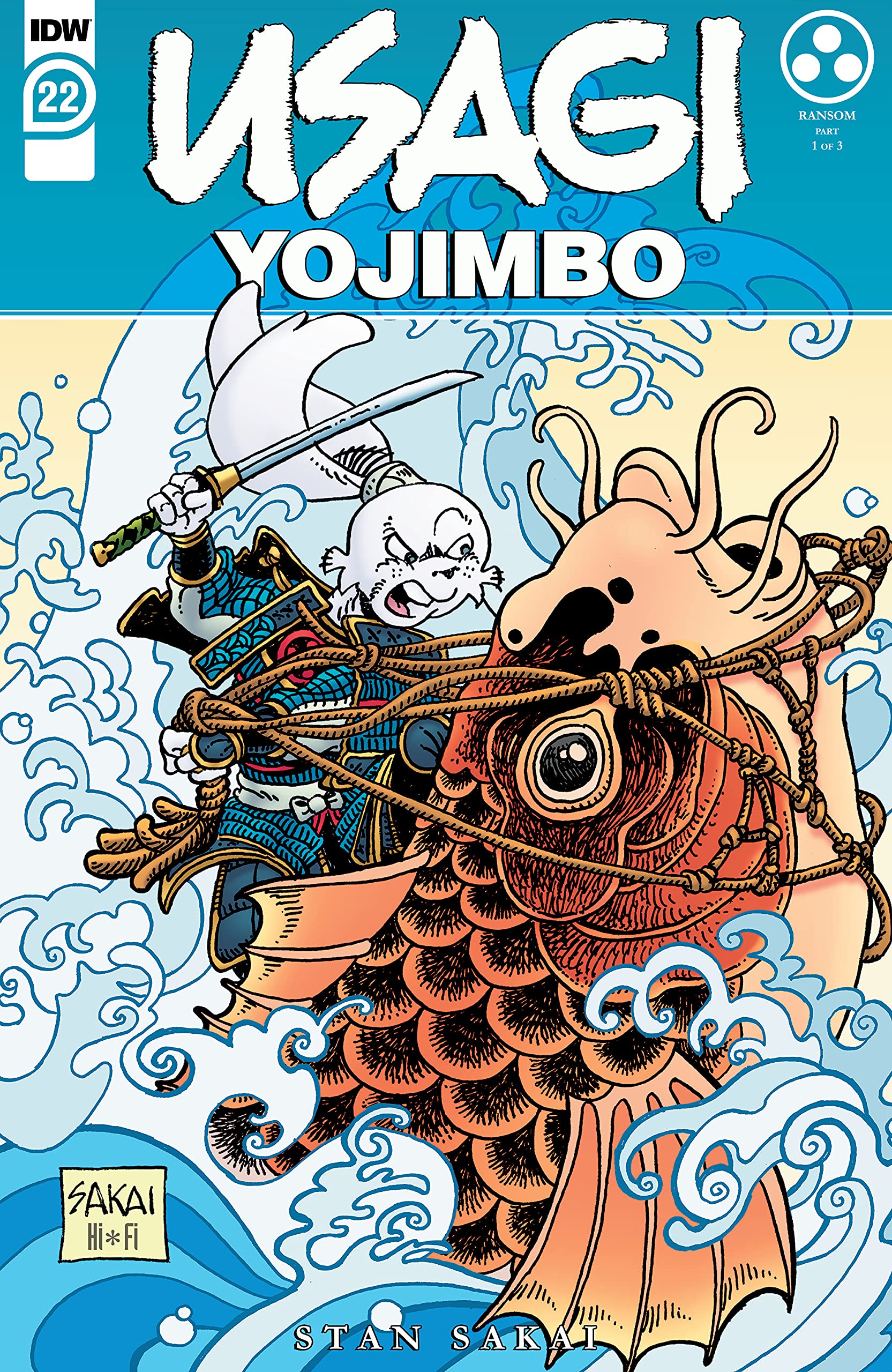Usagi Yojimbo (2019) book cover 2
