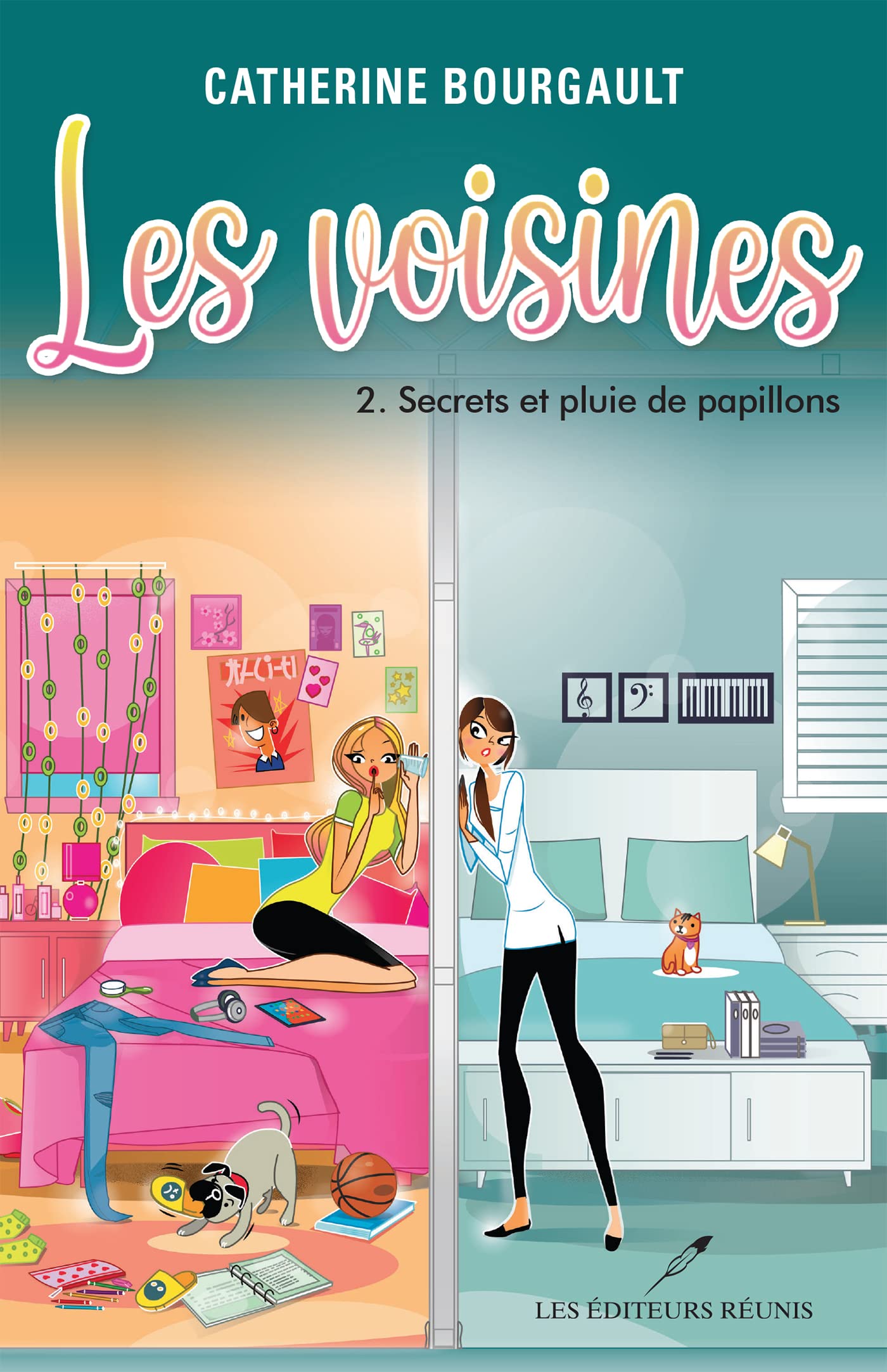 Secrets et pluie de papillons (Les voisines t. 2) book cover