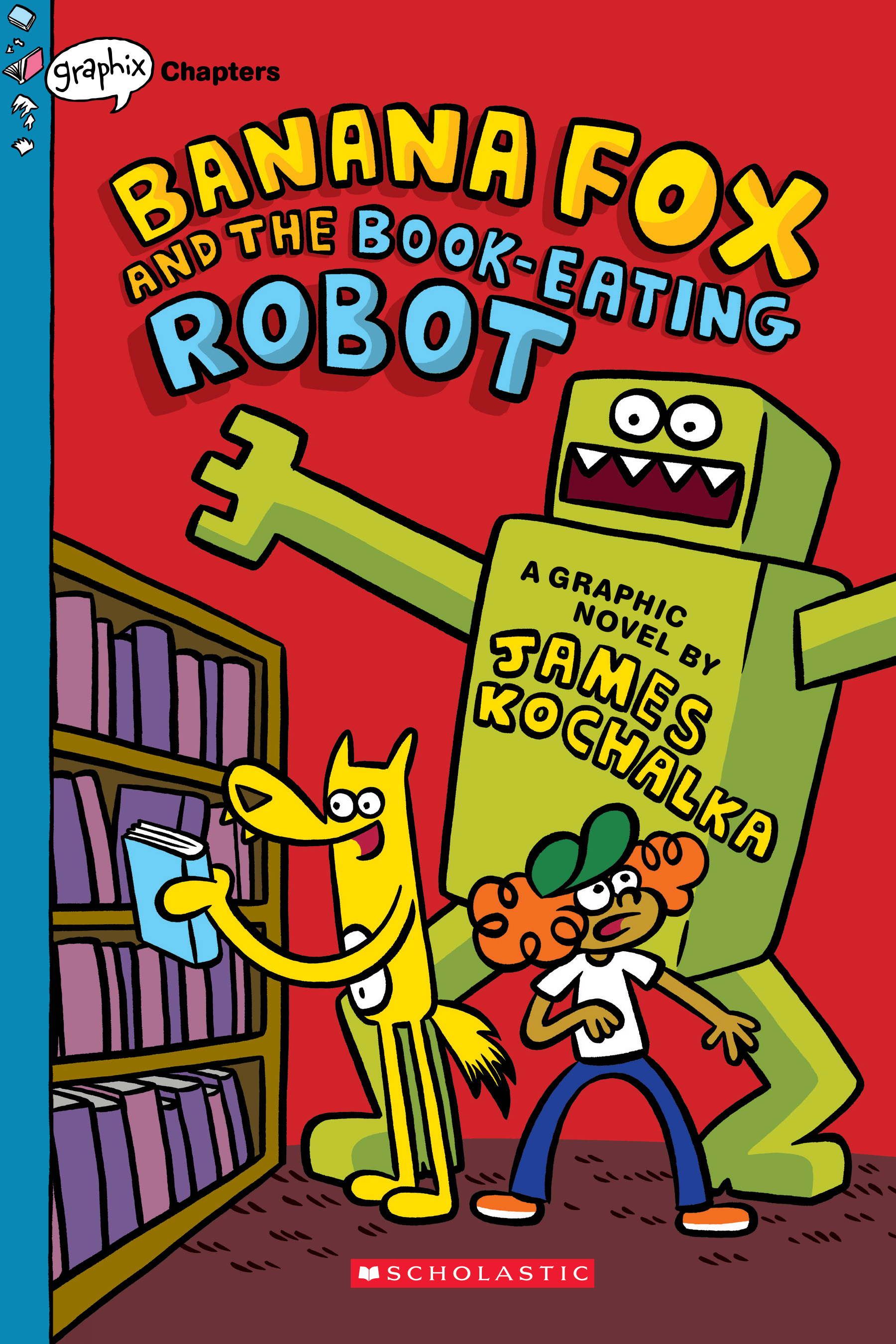 Banana Fox and the Book-Eating Robot book cover