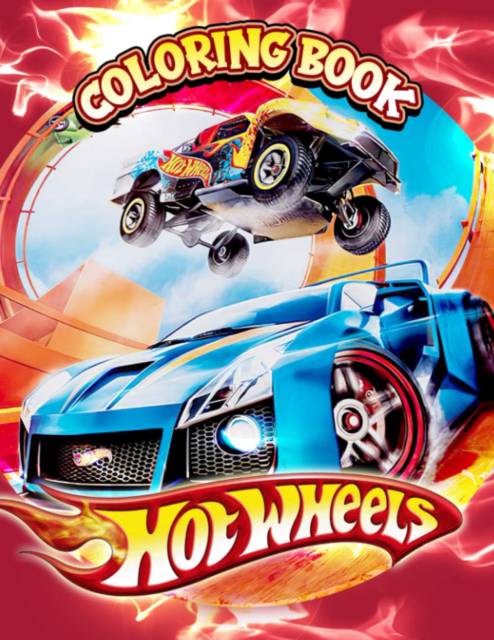 Hot Wheels Coloring Book: An Epic For Kids To Relax And Boost ...