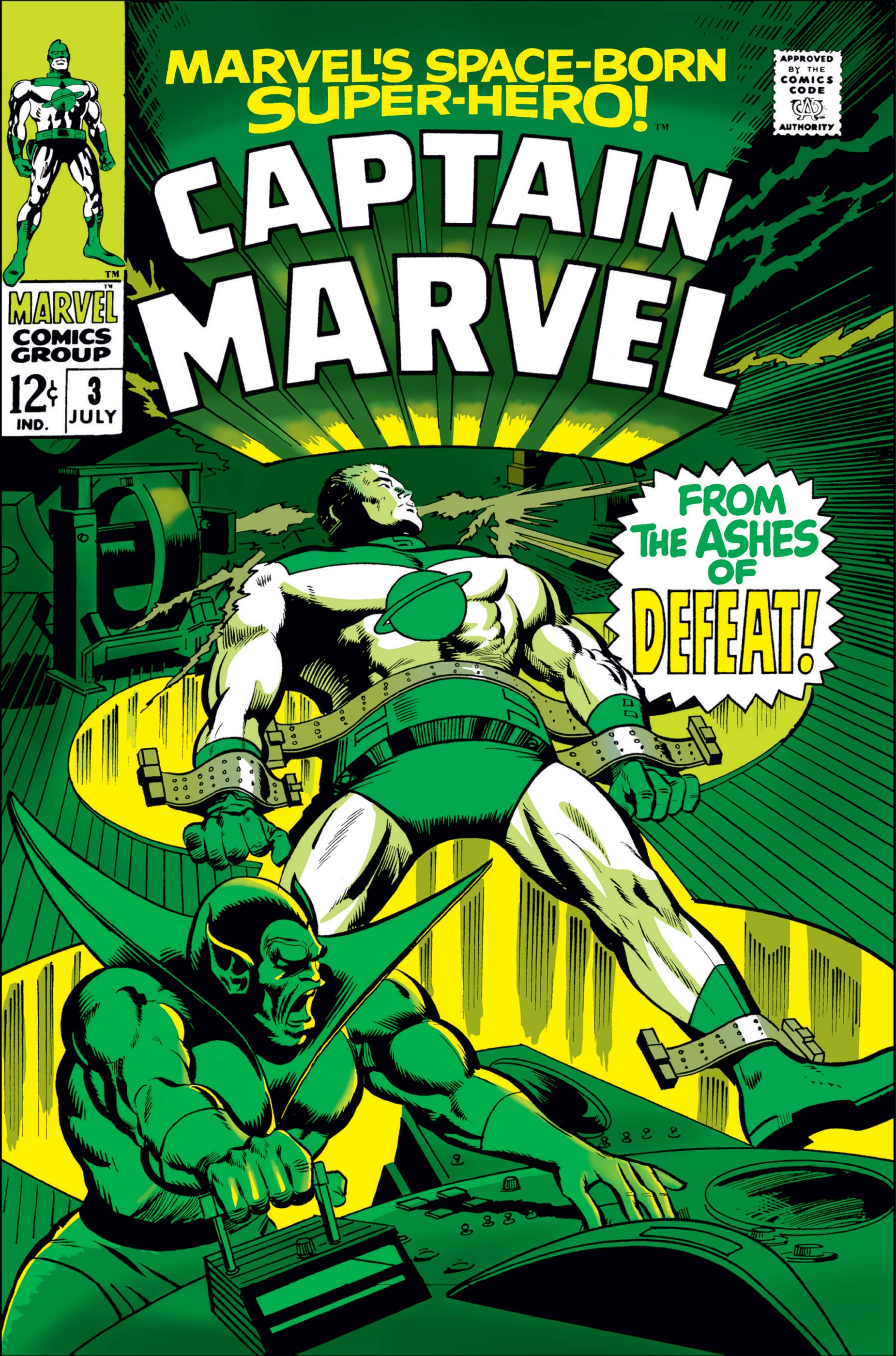 Captain Marvel #3 book cover
