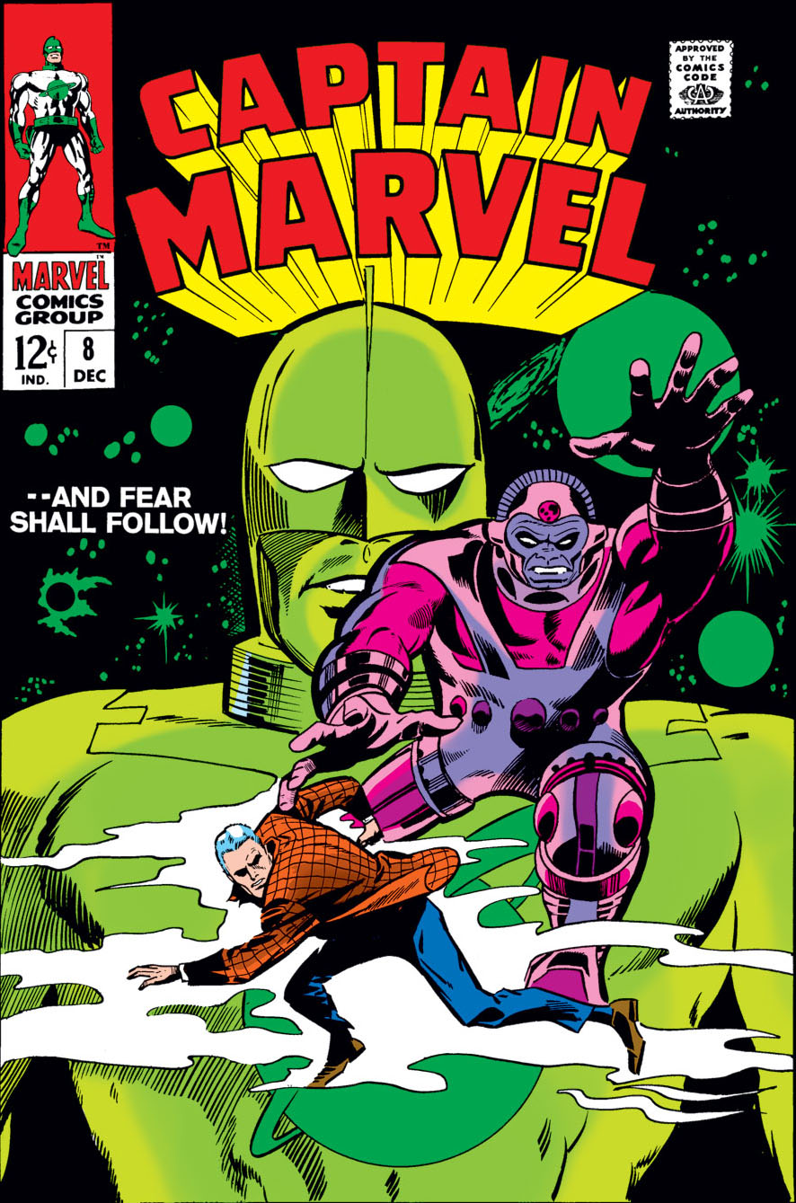 Captain Marvel #8 book cover