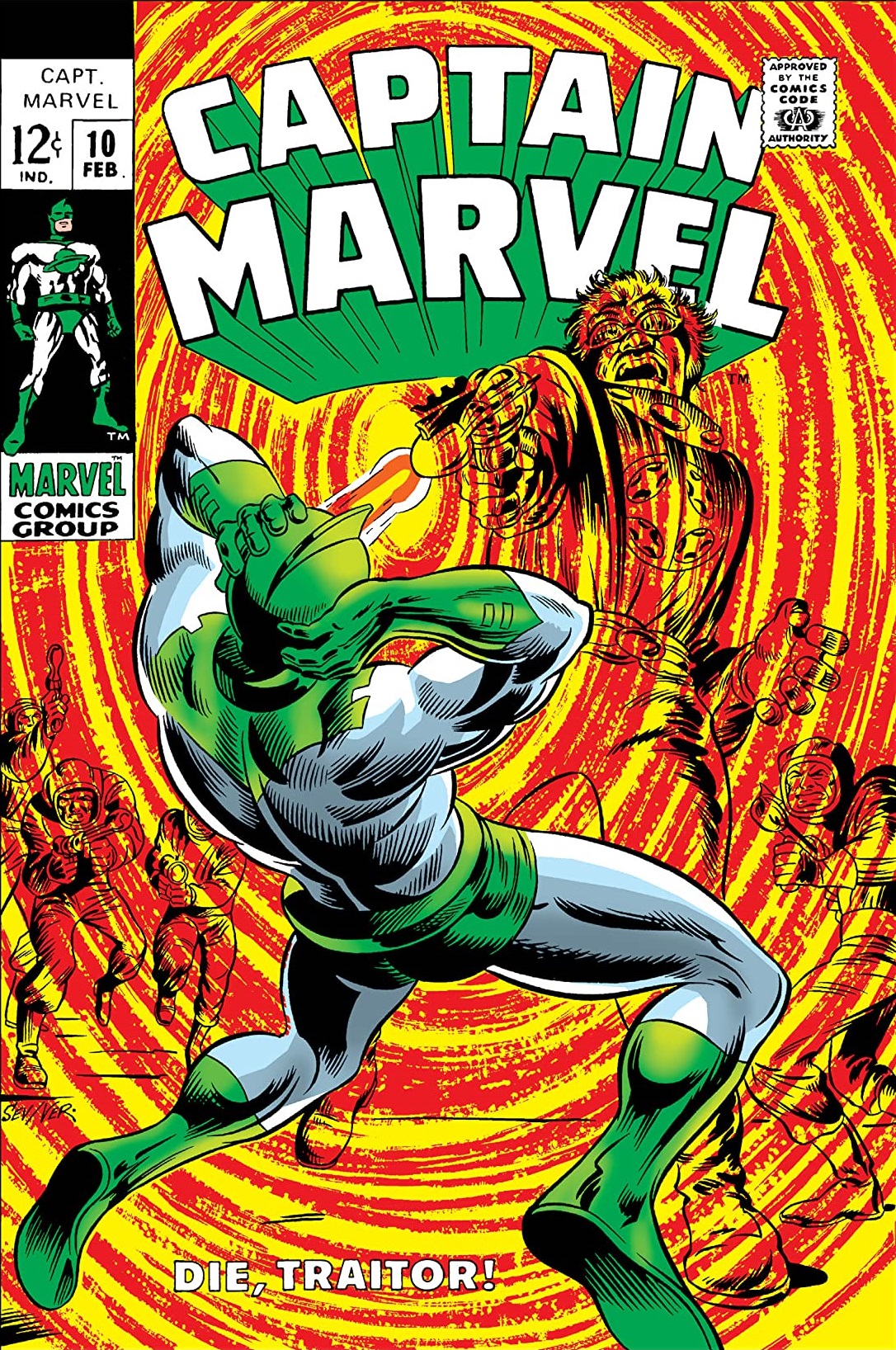 Captain Marvel #10 book cover