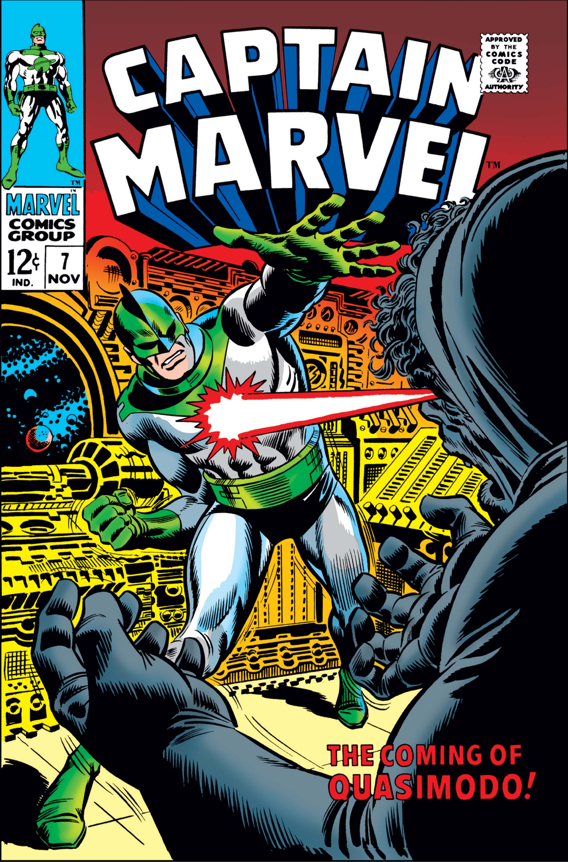 Captain Marvel #7 book cover