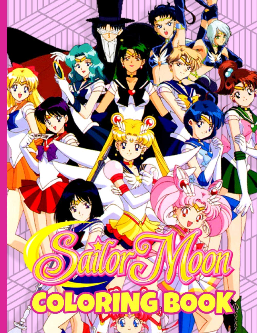 Sailor Moon Coloring Book: Anime Coloring Book With 99 Pages - 47 ...