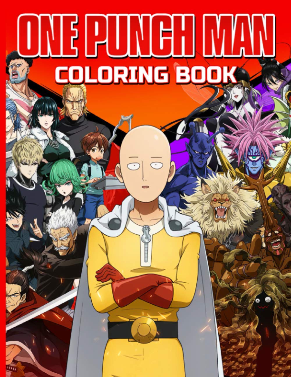 One Punch Man Coloring Book: One Punch Man Coloring Books For Kids And ...