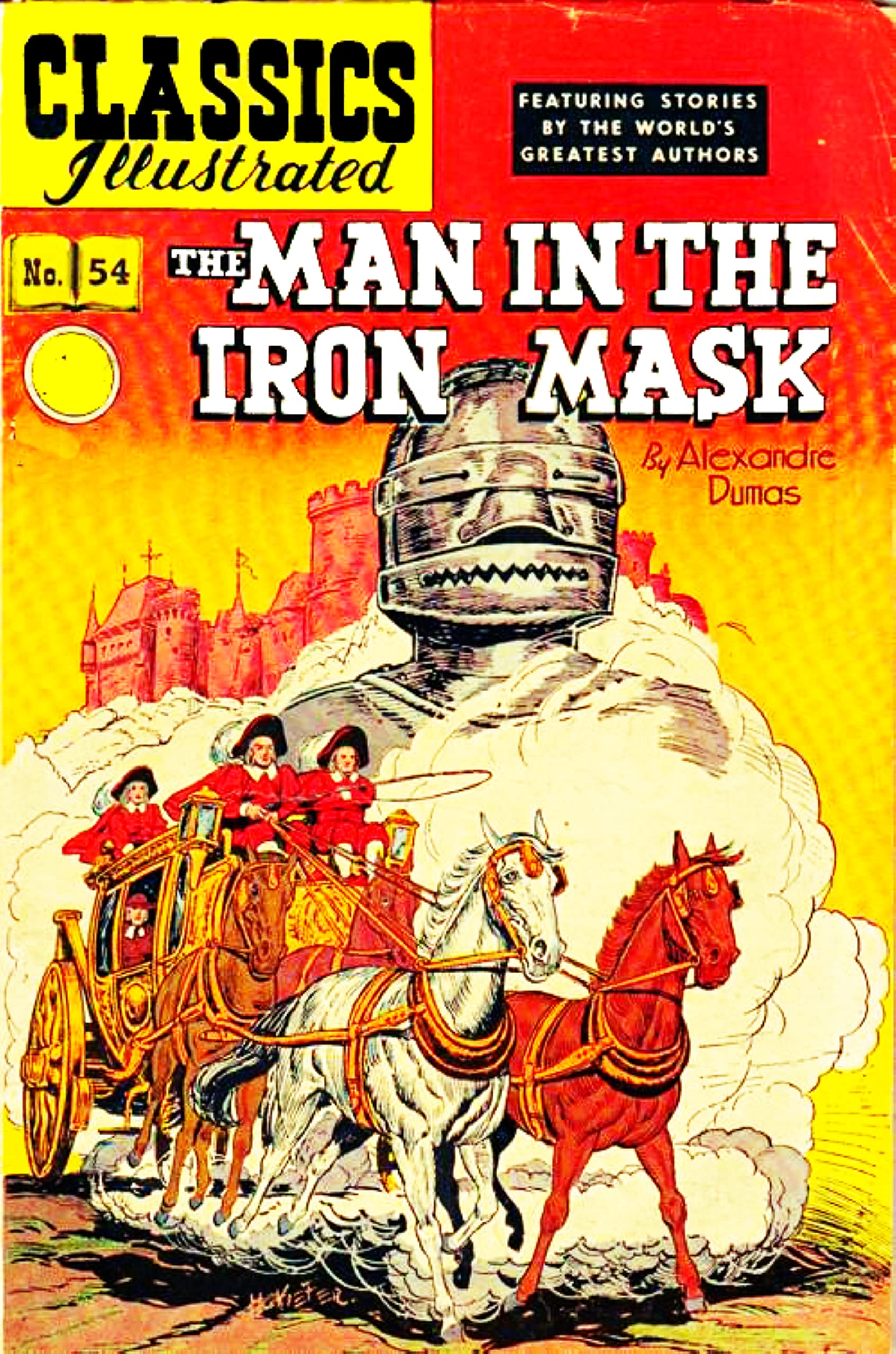 The Man in the Iron Mask Classics Illustrated No. 54